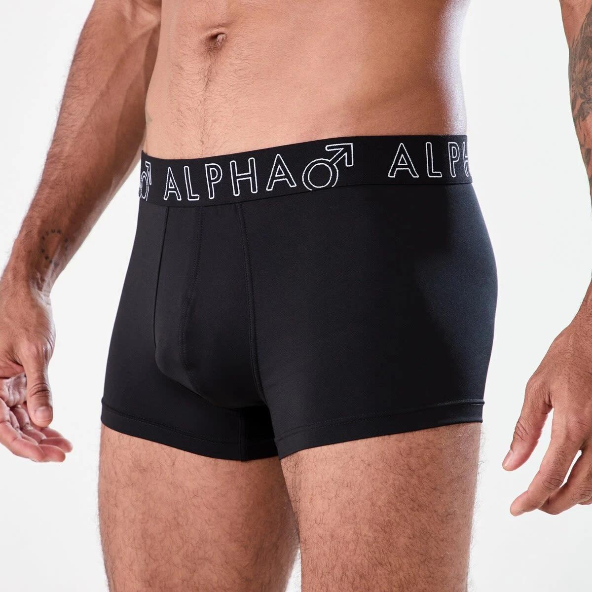 3 3 Pack Microfibre Trunks ALL BLACK, 3 of 5