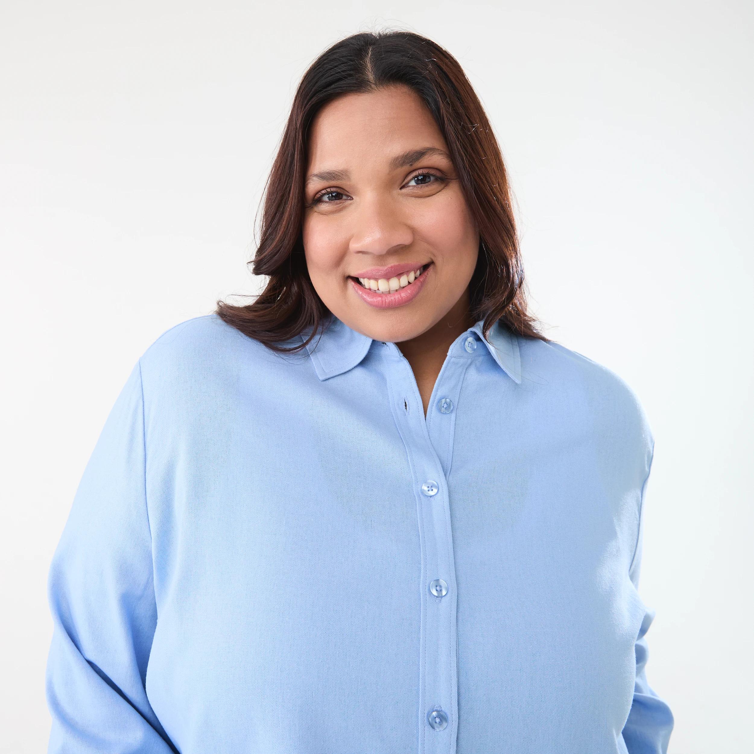 4 Curve Long Sleeve Shirt Bruni Blue, 4 of 6