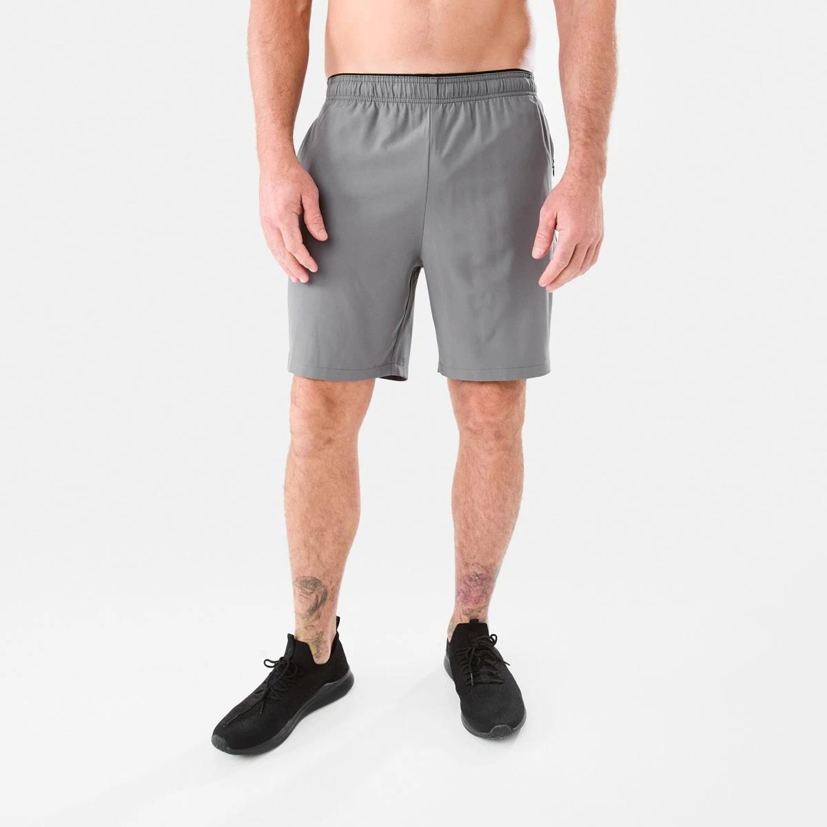 6 Active Mens Gym Shorts QUIET SHADE, 6 of 6