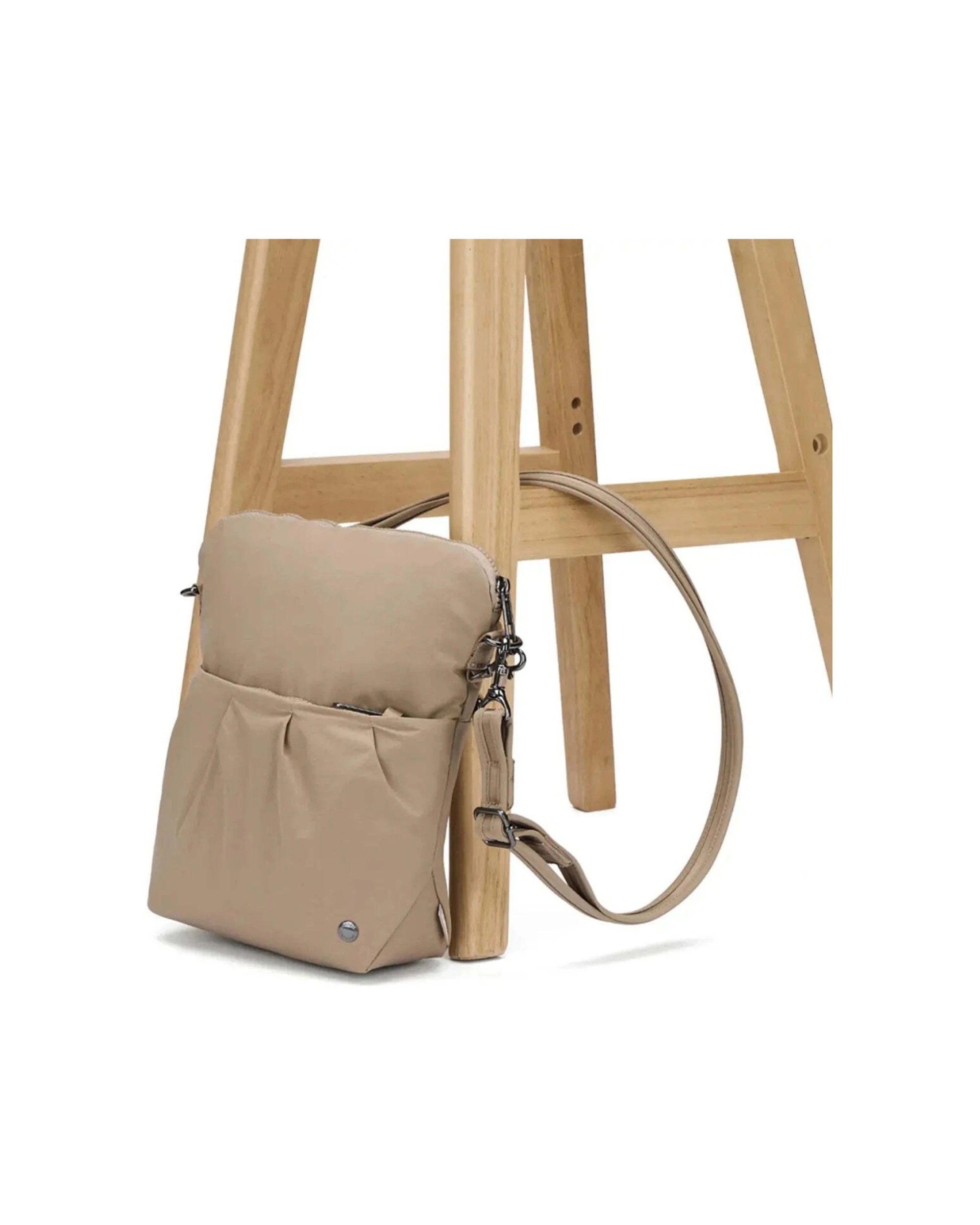 7 Pacsafe Citysafe CX Anti-Theft Convertible Crossbody Bag Expandable RFID Taupe - Natural, 7 of 8