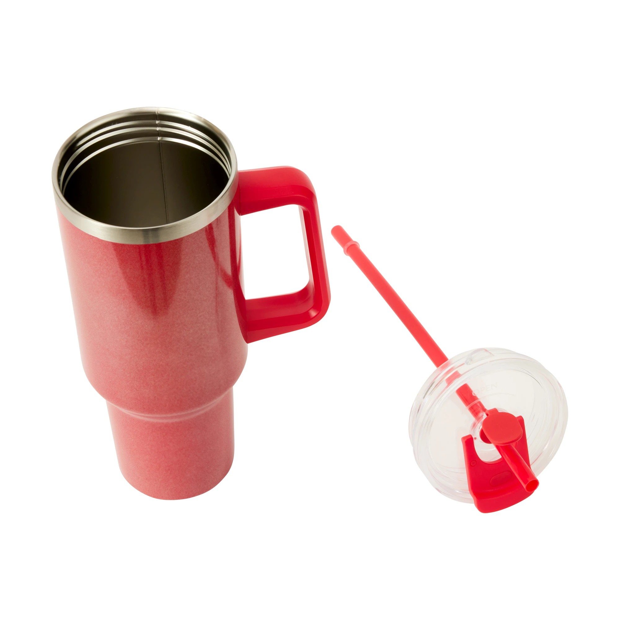 3 1.18L Pearl Red Jumbo Tumbler with Handle, 3 of 7