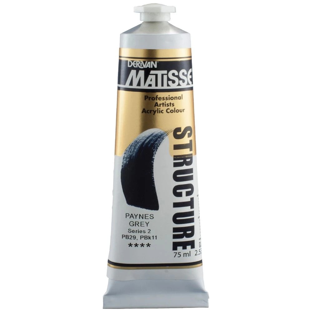 1 Derivan Matisse Structure Paint 75mL Payne's Grey S2, 1 of 2