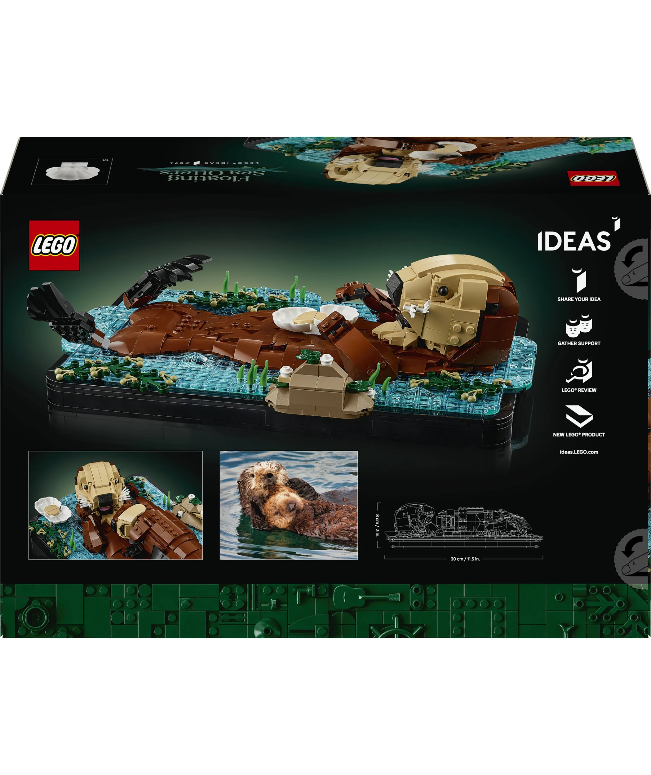 10 LEGO Ideas Floating Sea Otters 21366, 10 of 10