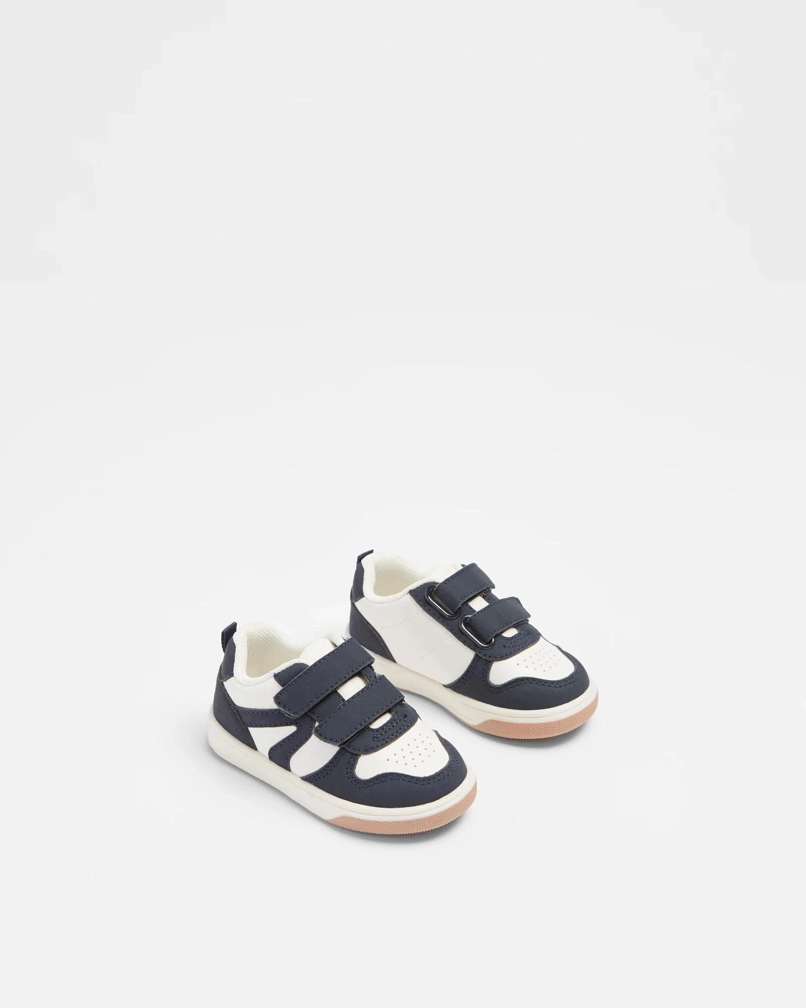 2 Target Baby Baby Boys First Walker Two Tab Sneaker - Jolly NAVY BLUE, 2 of 2