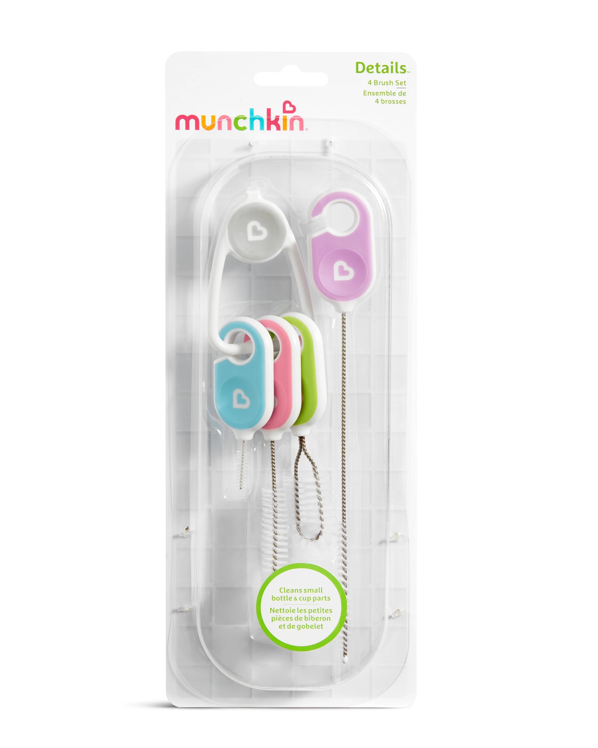 8 Munchkin Details Cleaning Brush Set - 4pk - Multi, 8 of 9