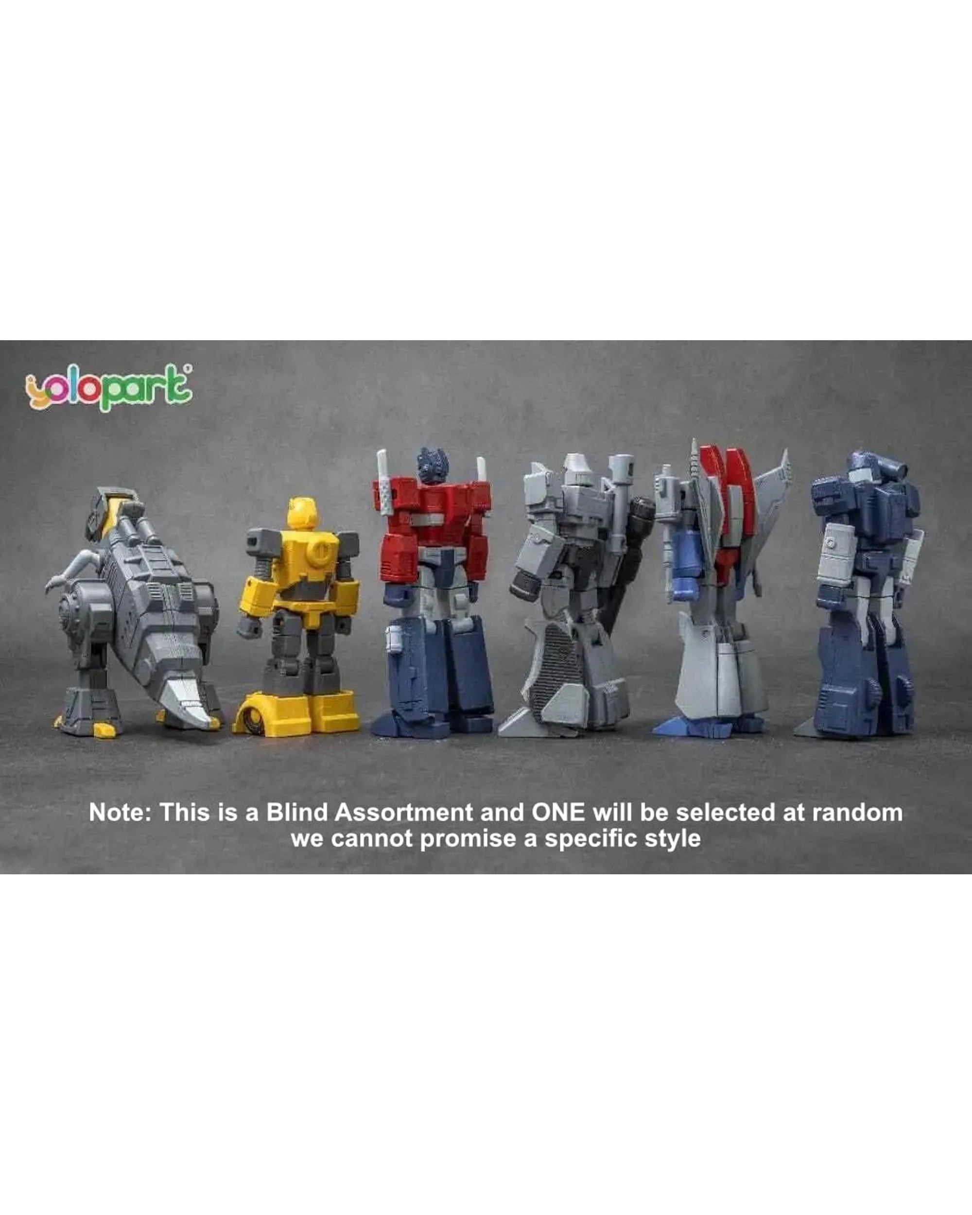 4 Yolopark AMK Mini Series Transformers Generation One 12cm Model Kit Blind Box, 4 of 10