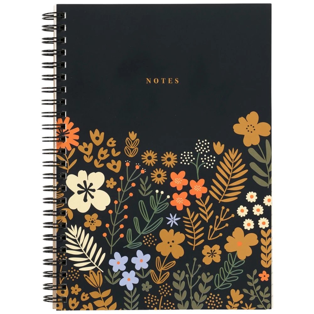 1 Otto A5 Notebook 200 Pages Wildflower Large, 1 of 3