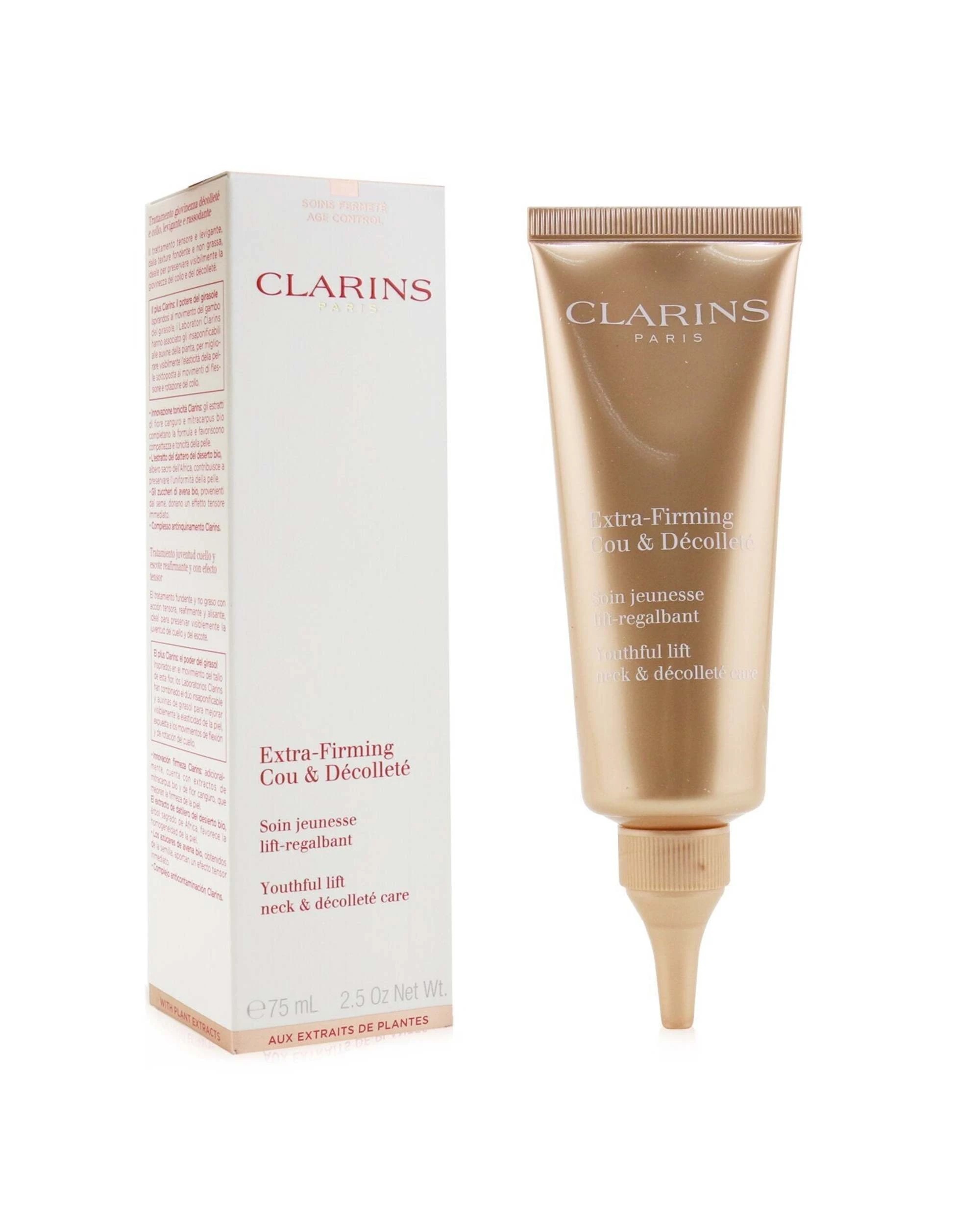 1 Clarins Extra-Firming Neck & Decollete Care  75ml/2.5oz, 1 of 3