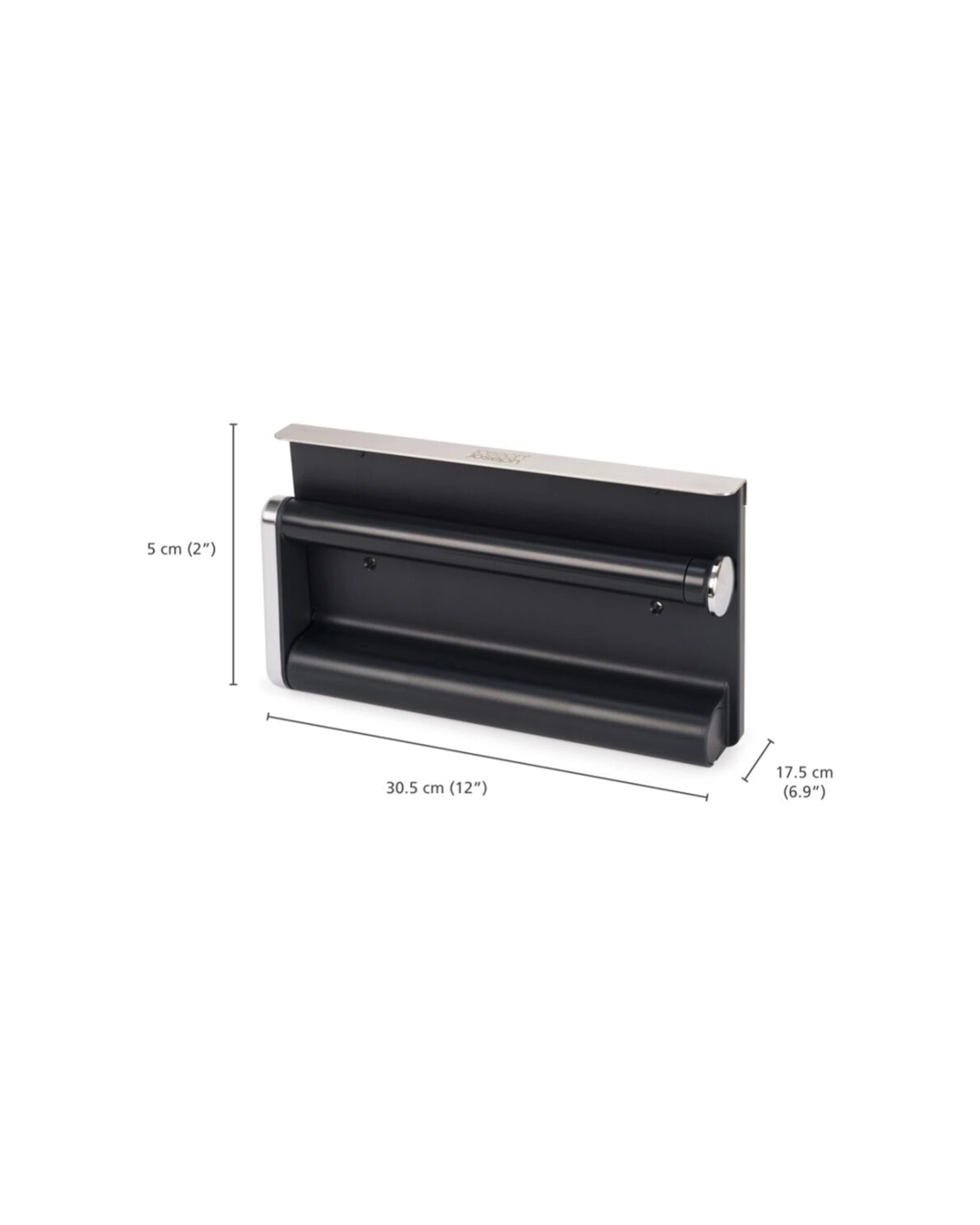 5 Joseph Joseph RollGrip Easy Tear Under Shelf Paper Towel Roll Holder Steel - Grey, 5 of 8