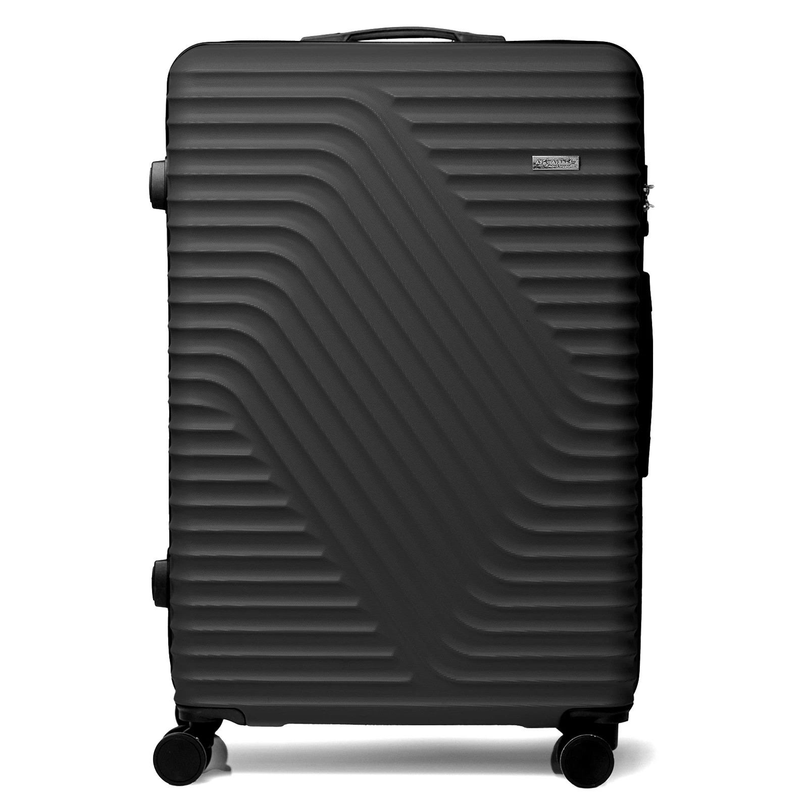 4 Milano Décor Atlantis Luggage 3 Piece Set TSA Lock Luxury Hard Case Travel Suitcase - Black, 4 of 9