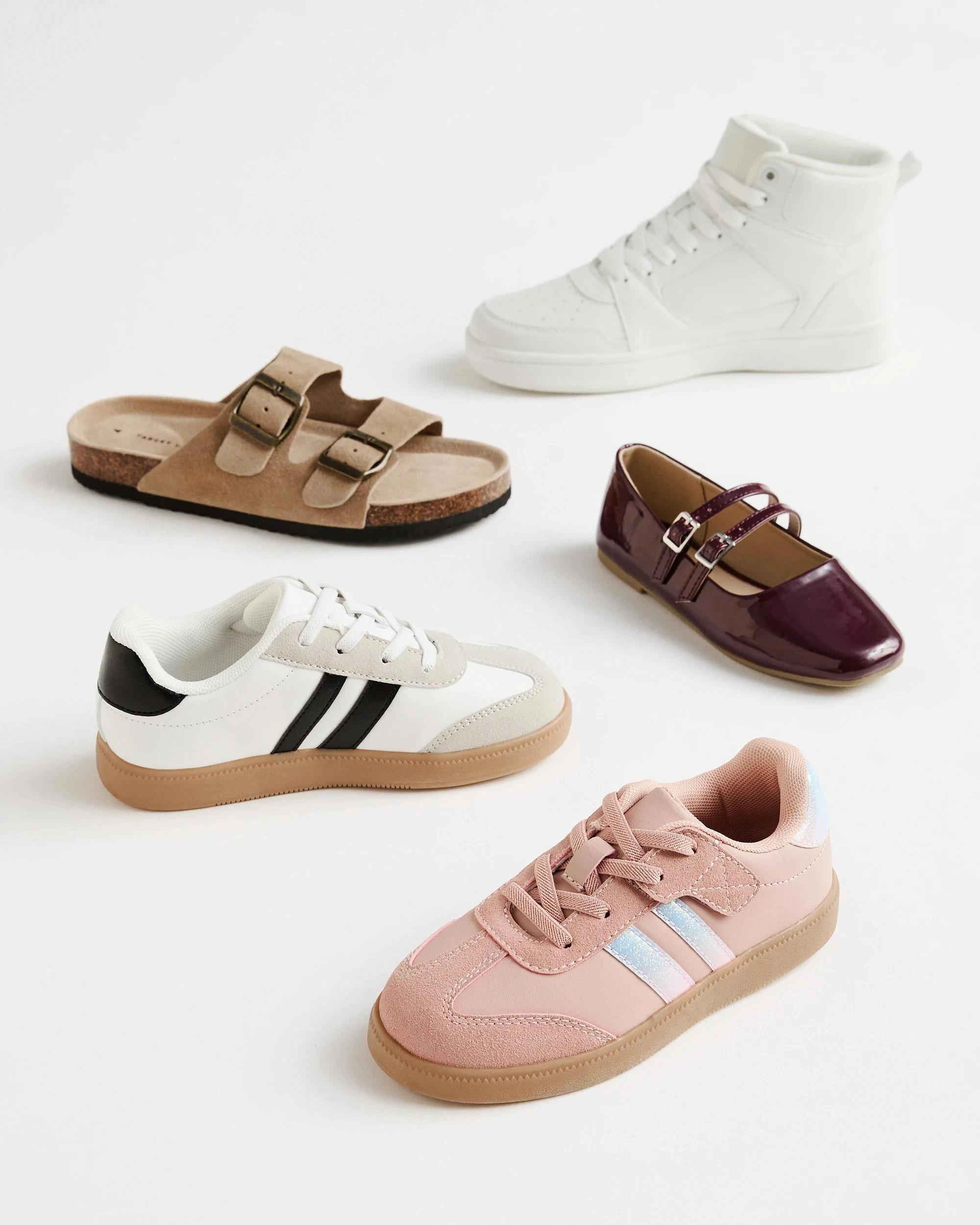 3 Target Baby Baby Girls First Walker Sneaker - Canterbury WHITE, 3 of 3