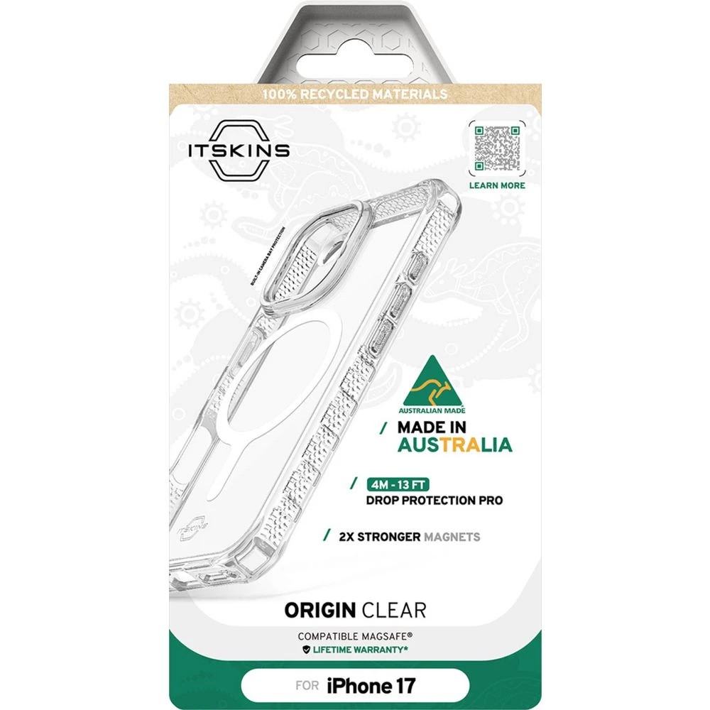 1 Itskins Made in Australia Magsafe Case iPhone 17 Clear, 1 of 7