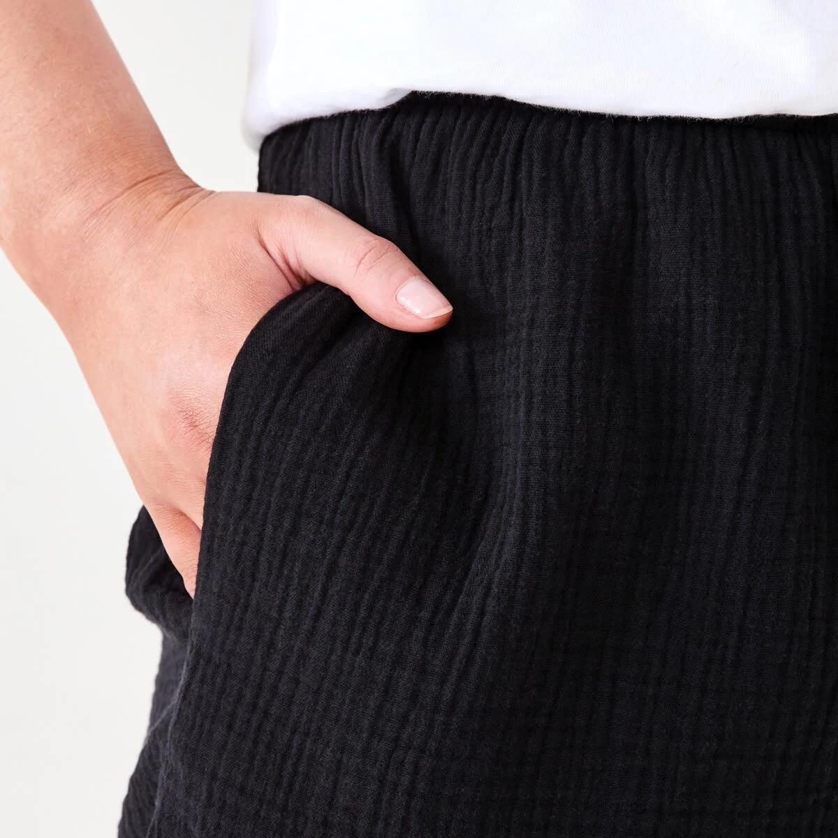5 Double Cloth Shorts BLACK, 5 of 6