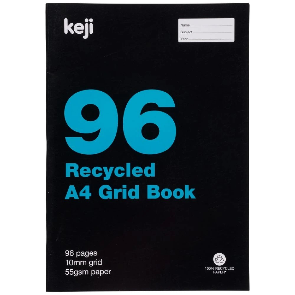 3 Keji A4 55gsm 10mm Grid Book 96 Page, 3 of 3