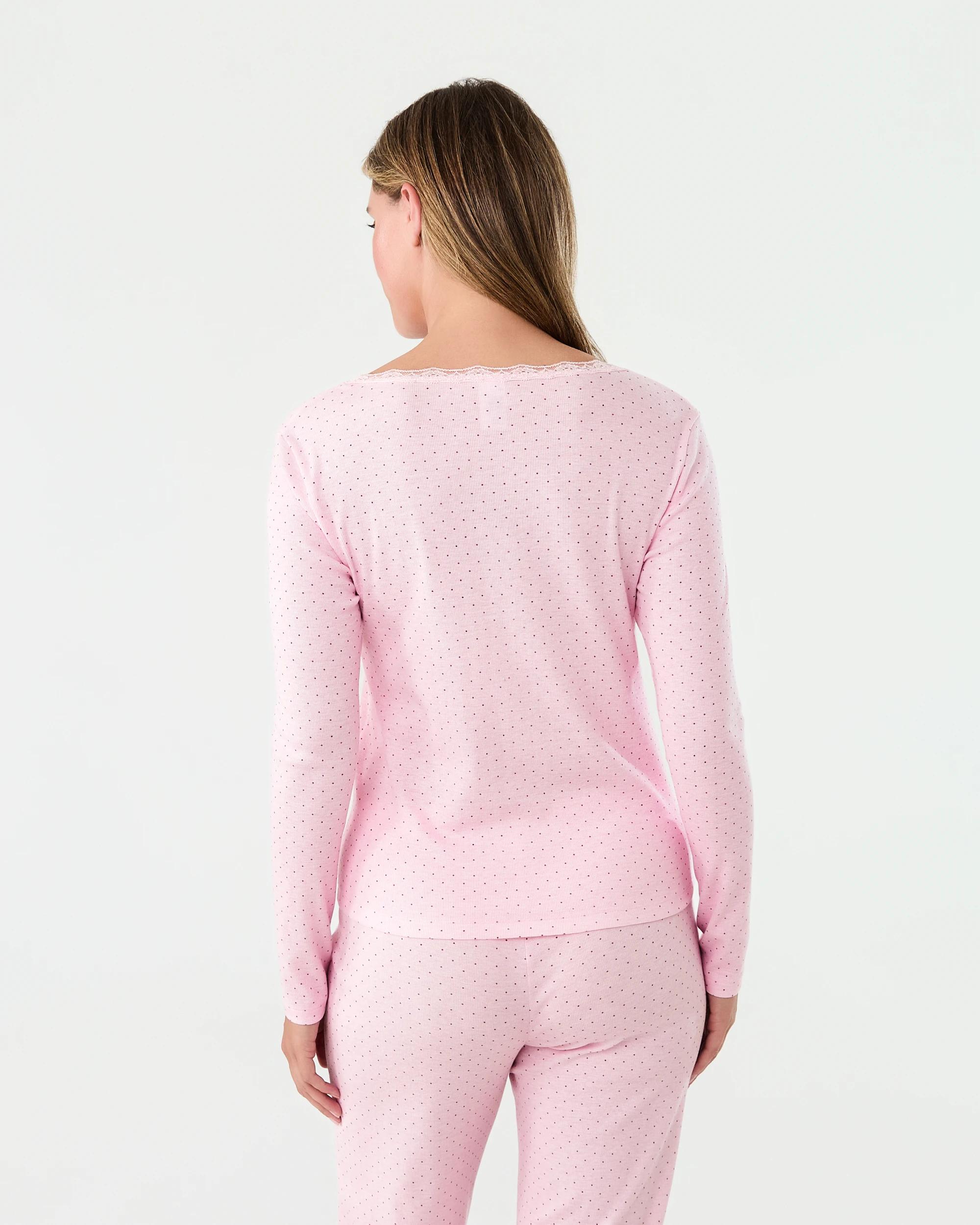 3 Comfort Rib Lace Trim Top Pin Spot, 3 of 7