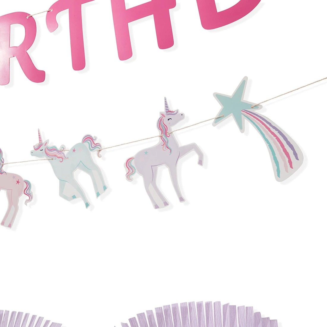 3 4 Piece Unicorn Decoration Pack, 3 of 7