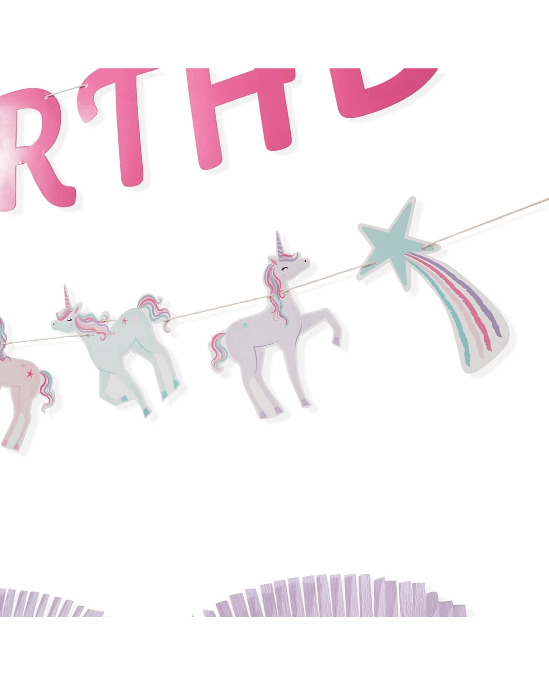 3 4 Piece Unicorn Decoration Pack, 3 of 7