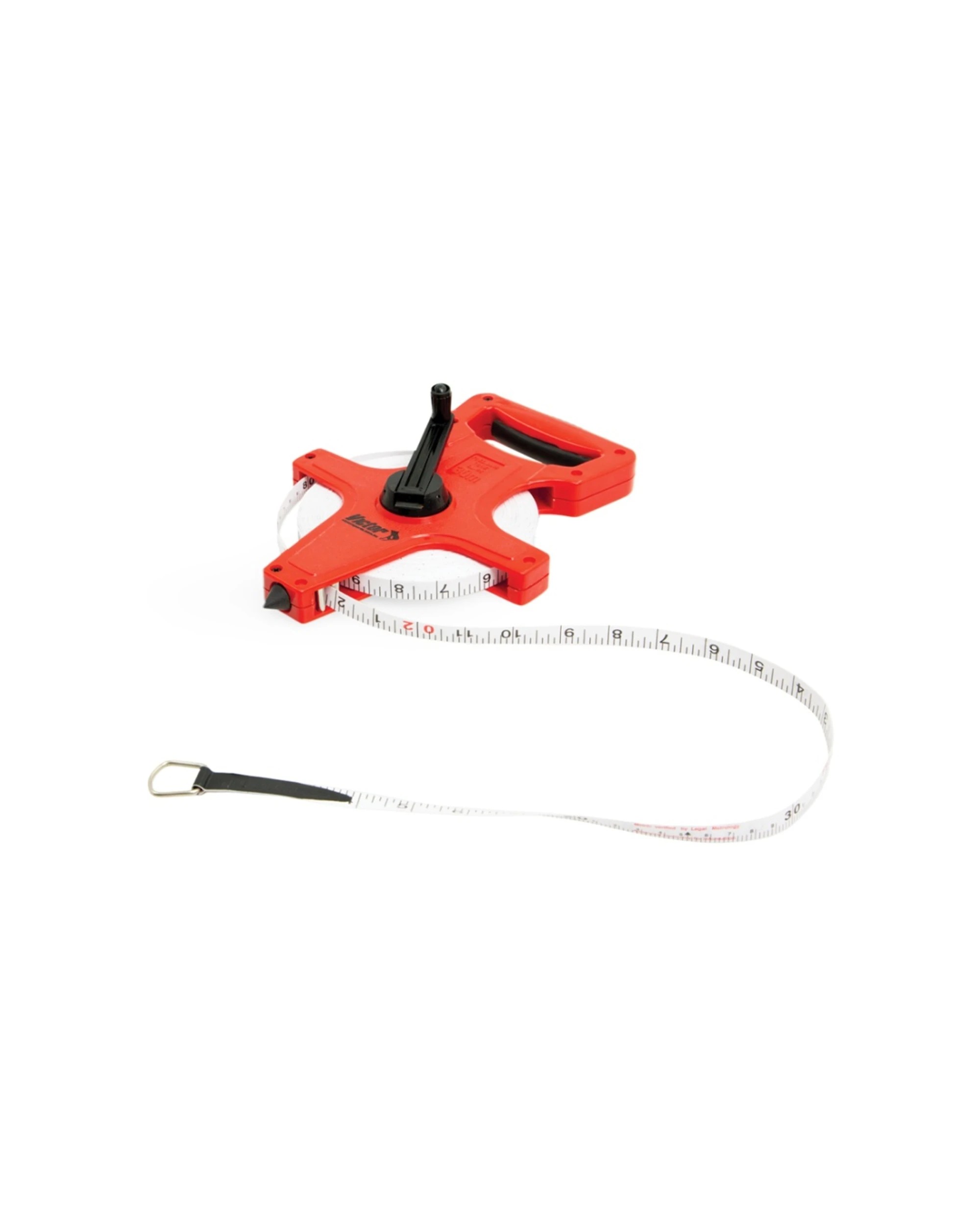 3 Victor Sports Tape Measure Open Reel Metric Imperial Winder 30m - Red, 3 of 3