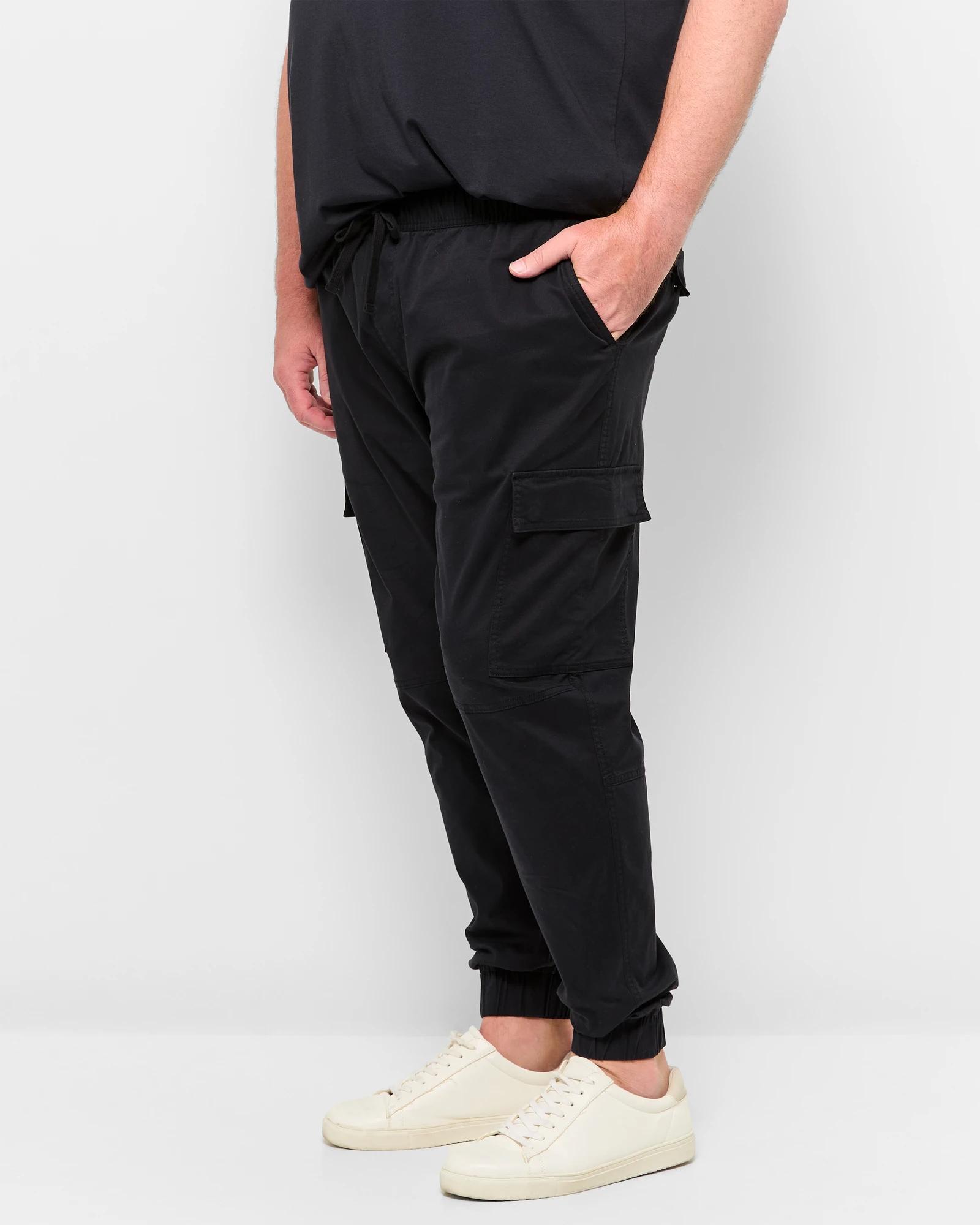 3 Target Plus Size Panel Cargo Jogger Pants BLACK, 3 of 5