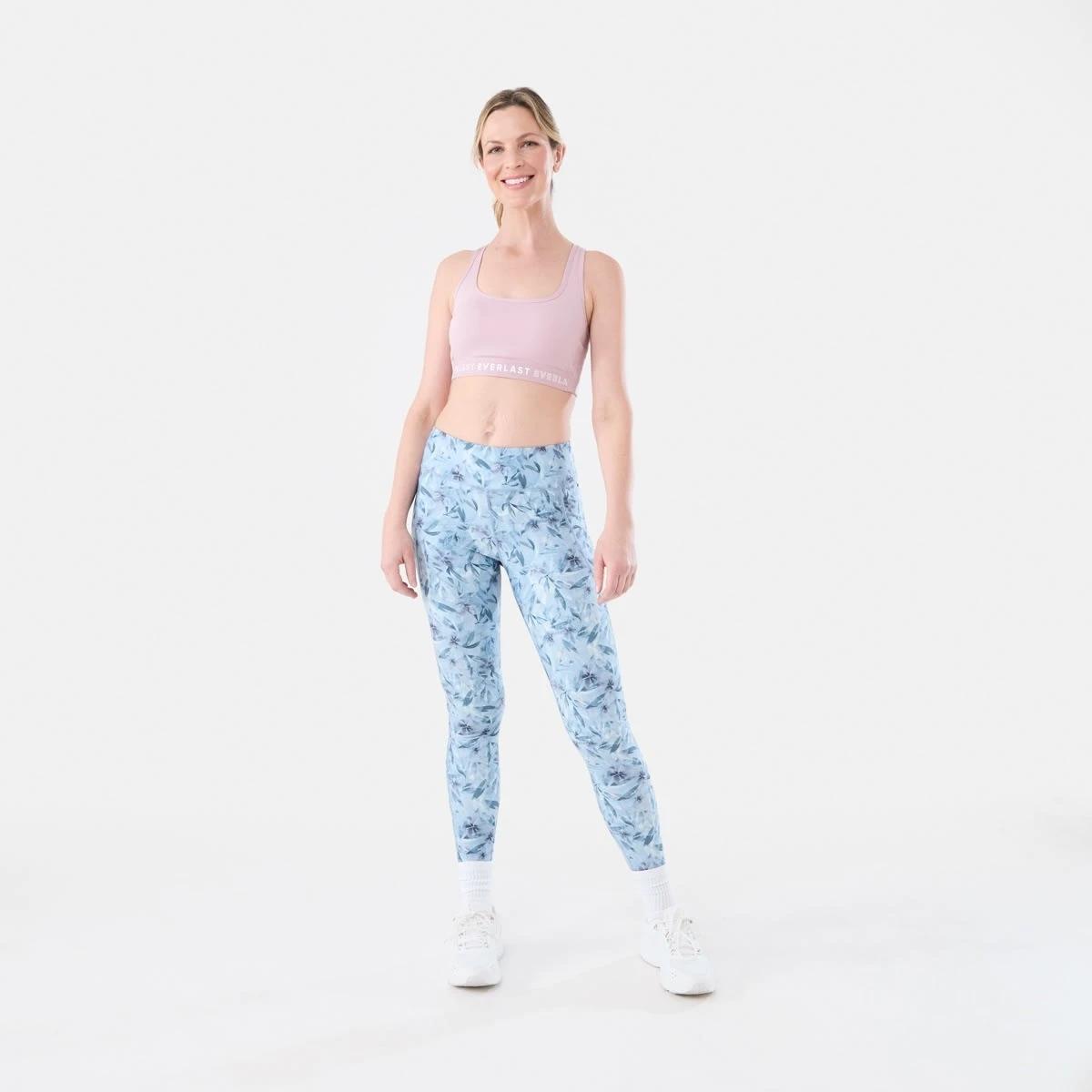 7 Everlast Womens Racer Back Crop Top EVERLAST ROSE BLUSH, 7 of 7