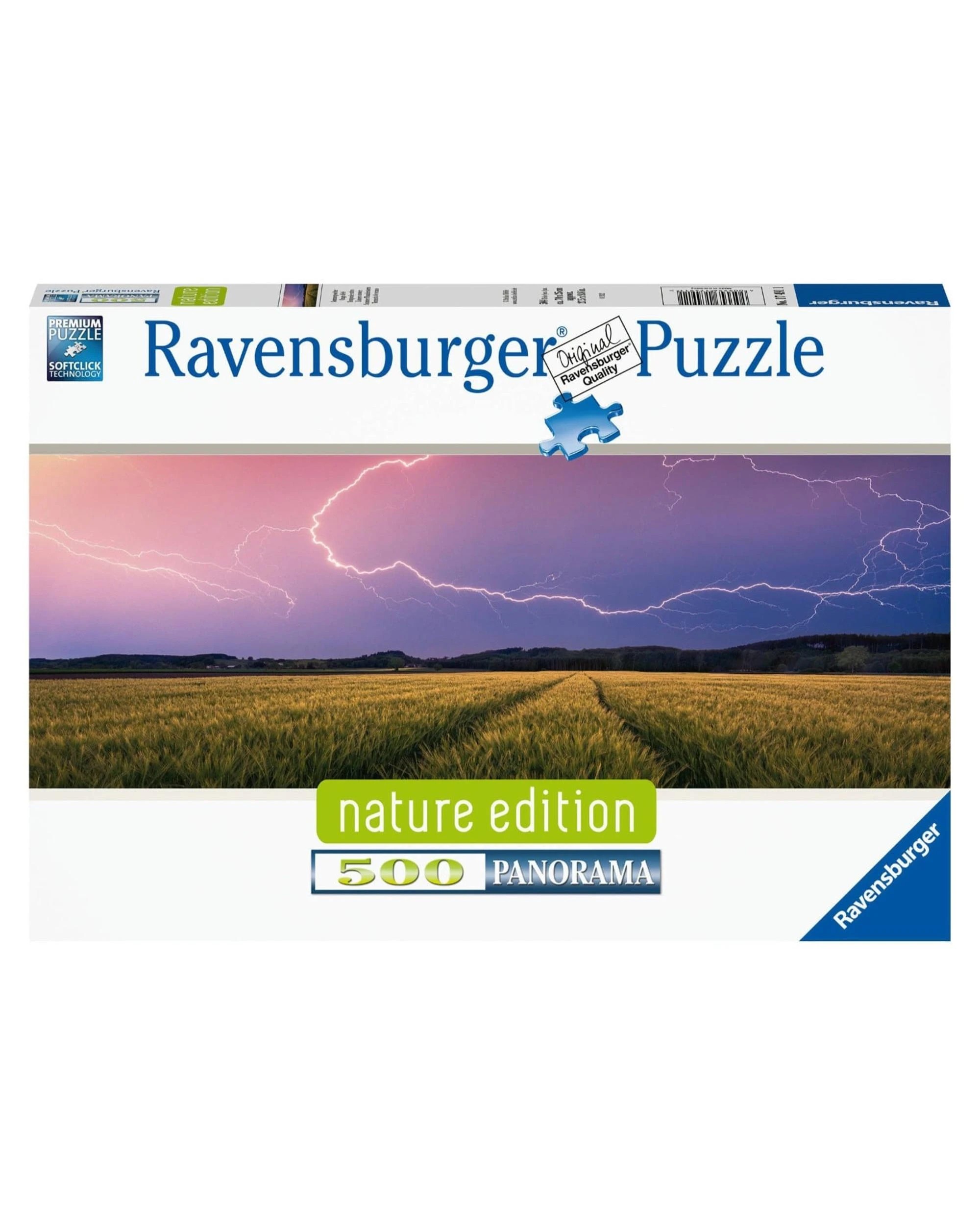 1 Ravensburger Nature Edition Summer Thunderstorm Panorama 500 Piece Jigsaw Puzzle, 1 of 2