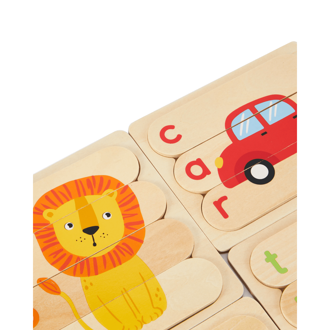 5 Wooden Simple Words Puzzle, 5 of 6