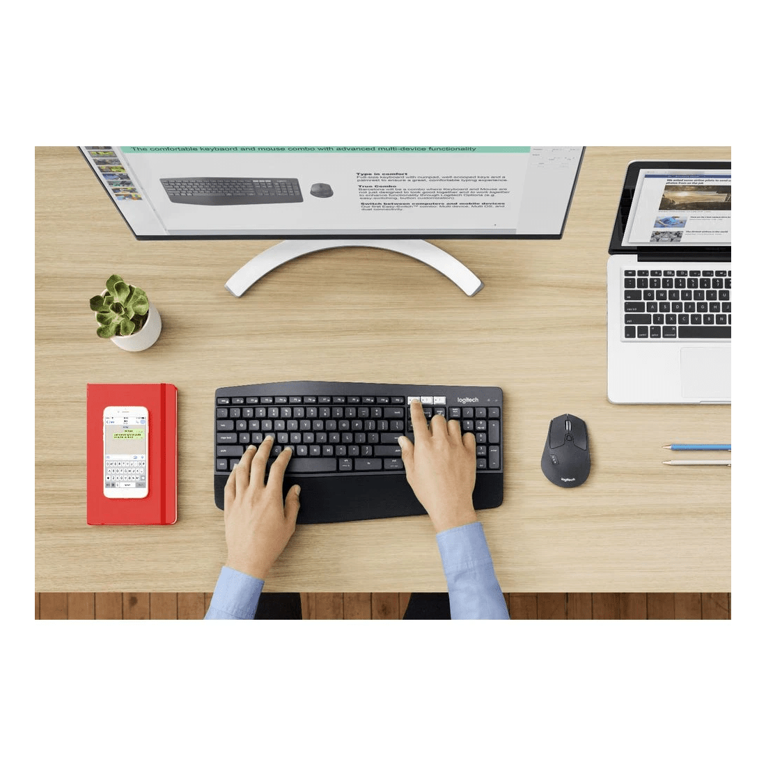 6 Logitech MK850 Wireless Keyboard and Mouse Combo, 6 of 8