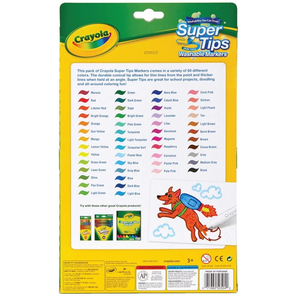3 Crayola SuperTips Markers 50 Pack, 3 of 3