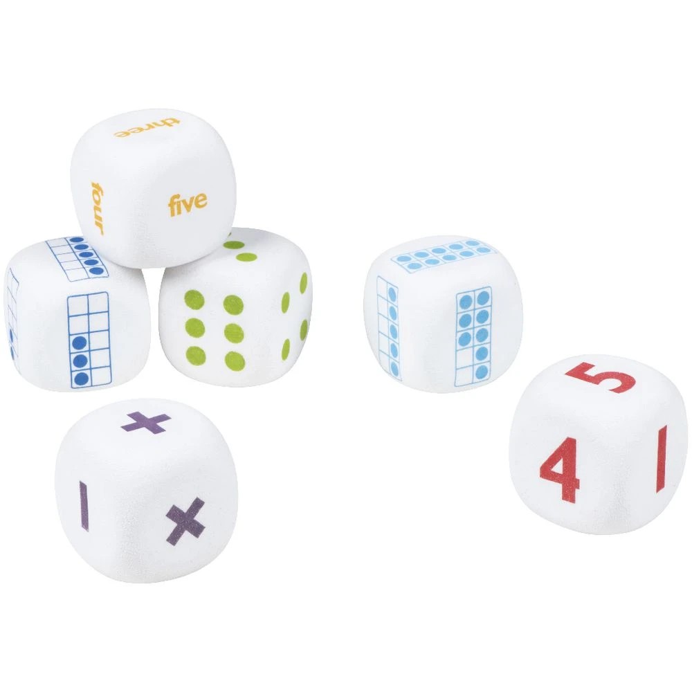2 Studymate Giant Number Dice 6 Pack, 2 of 5