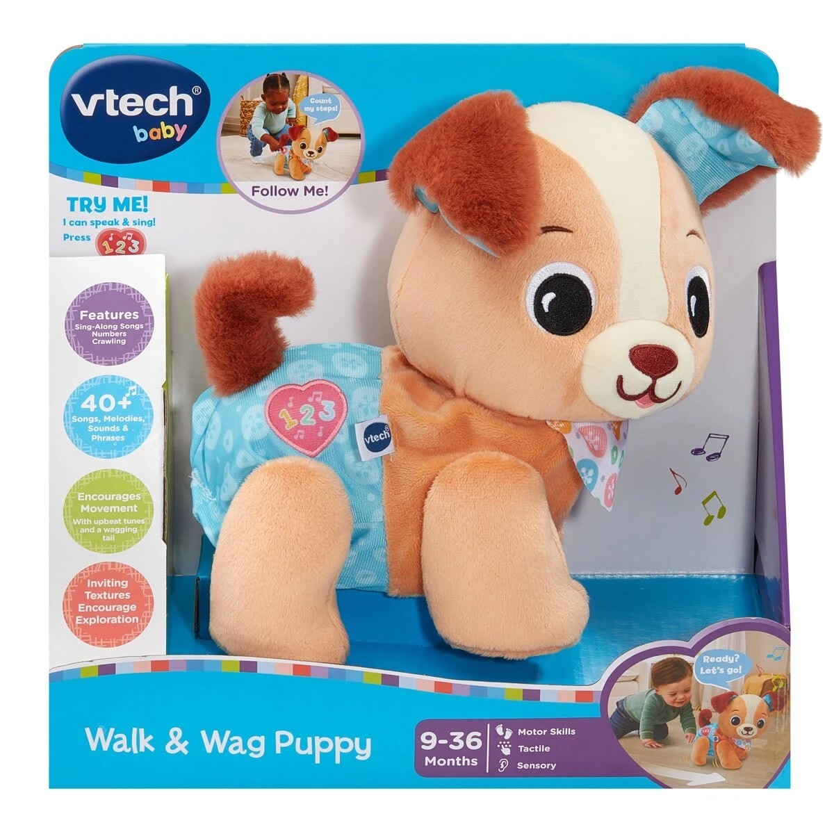 1 VTech Baby Walk & Wag Puppy, 1 of 4