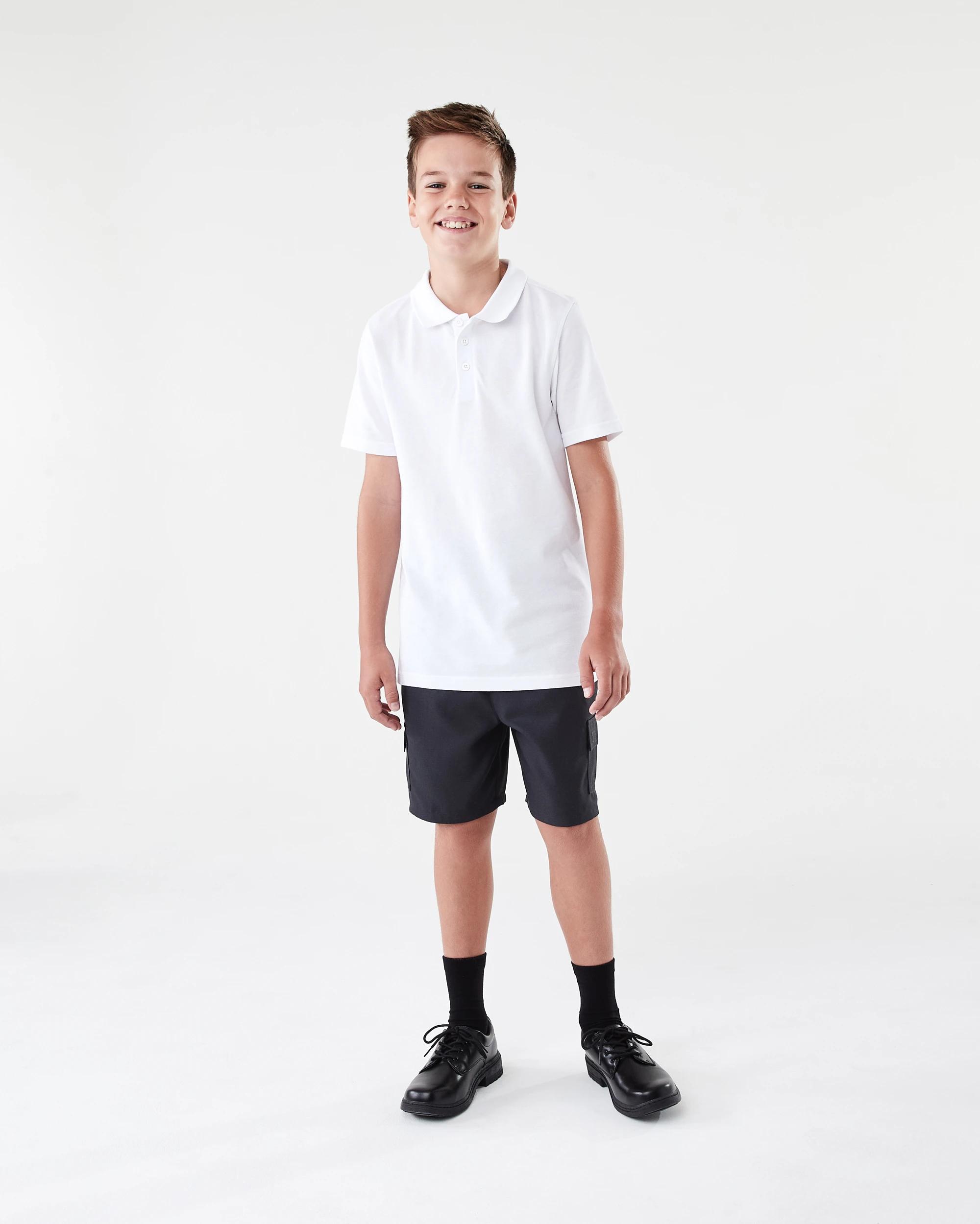 6 School Cargo Shorts Ashlt Grey, 6 of 7