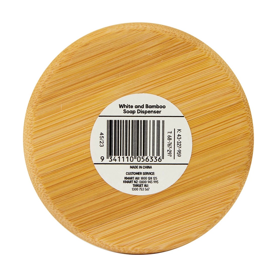 7 White and Bamboo Soap Dispenser, 7 of 7