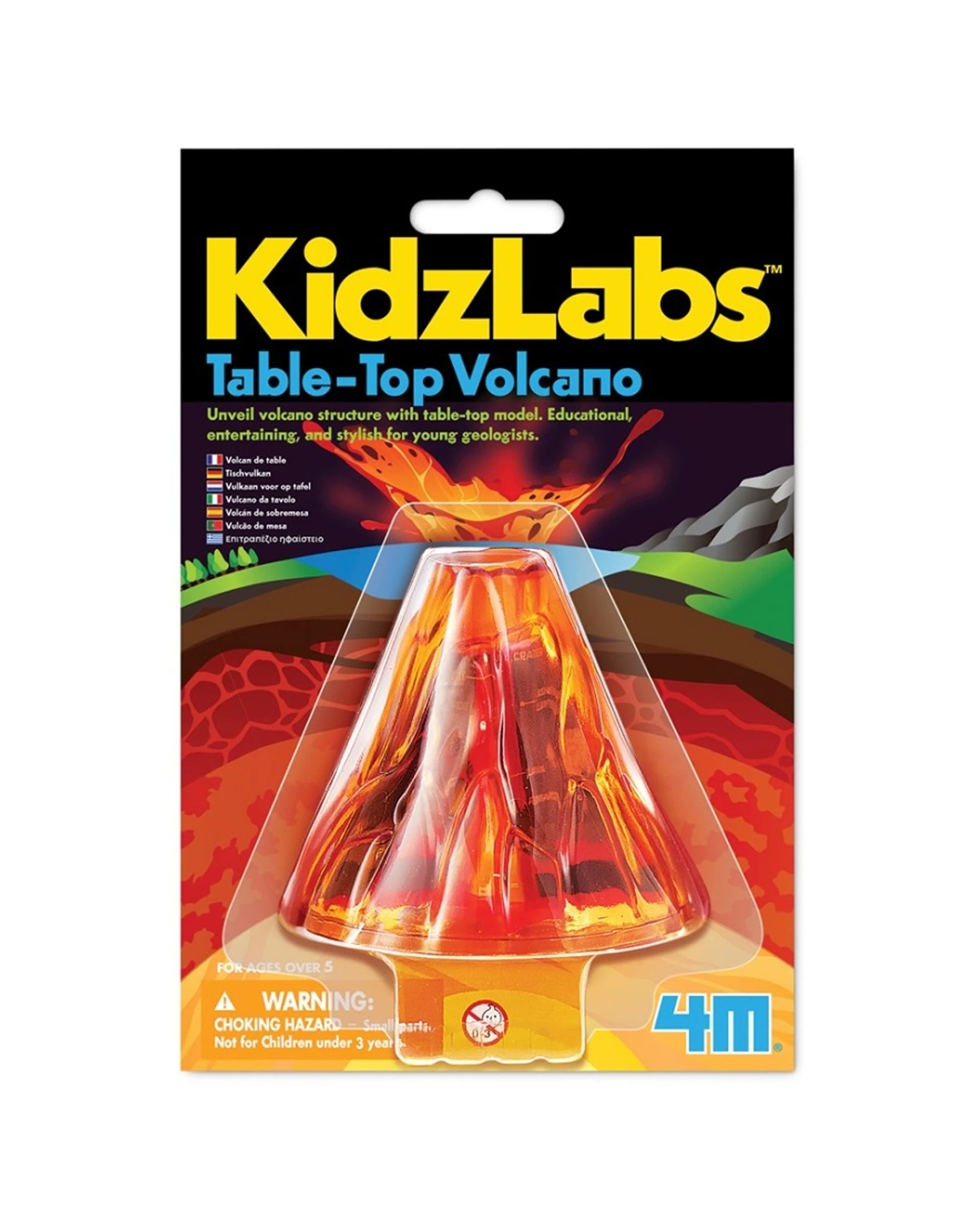 4M KidzLabs Table-Top Volcano Kids Children Science Educational Play ...