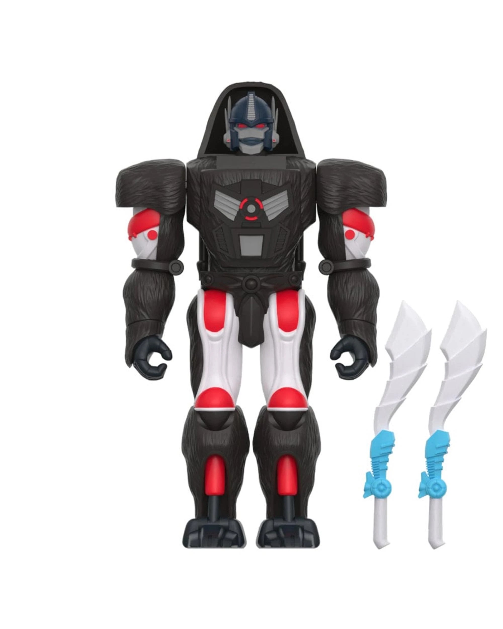 2 Super7 Reaction Transformers Beast Wars Optimus Primal 3.75 inch Action Figure, 2 of 3