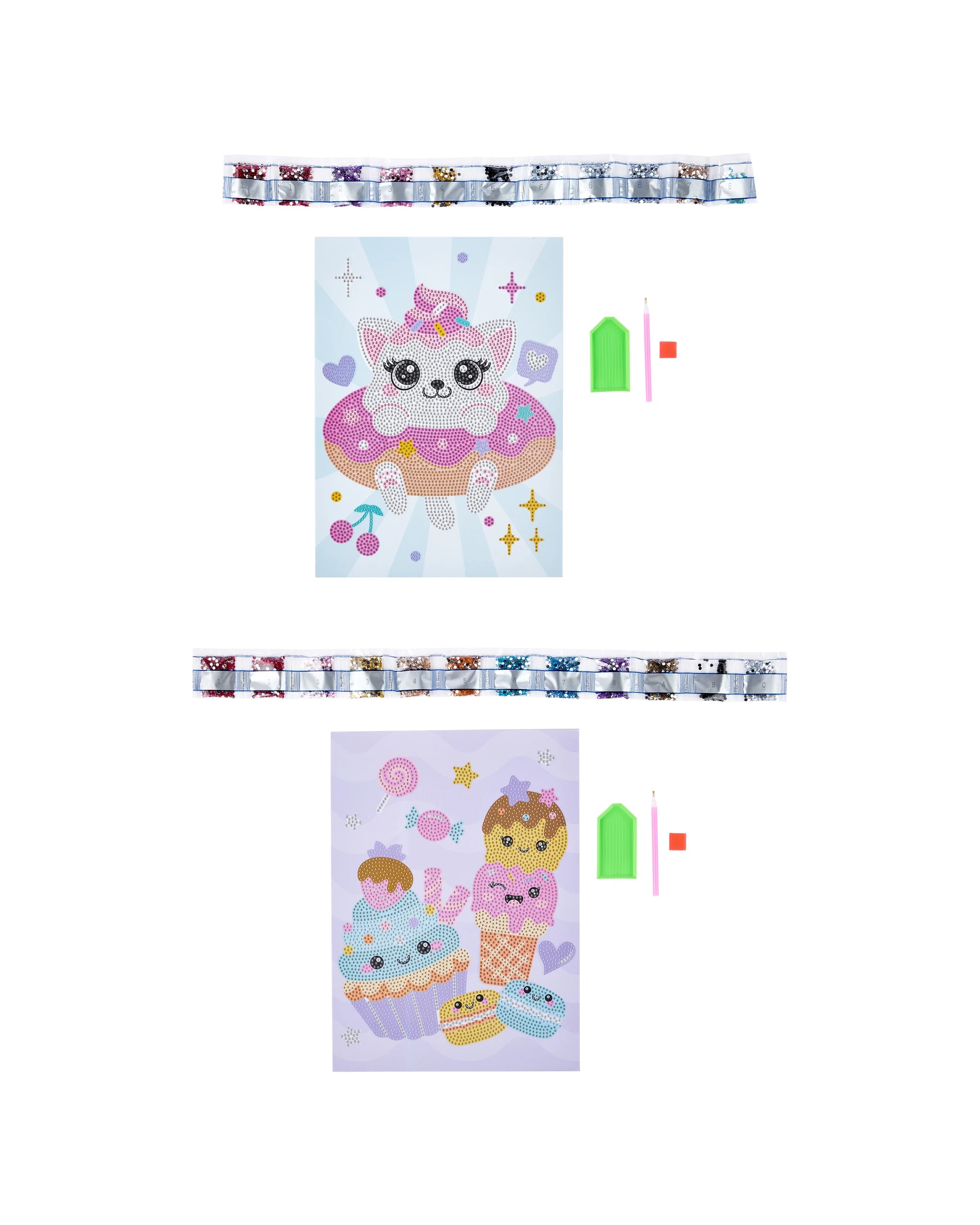 2 Make your Own Gem Art Canvas Kit - Assorted, 2 of 3