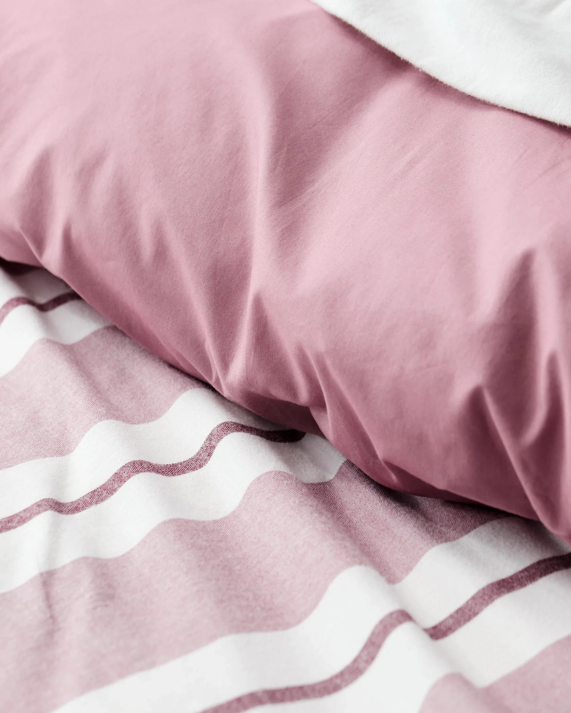 5 Target Peyton Australian Cotton Herringbone Stripe Quilt Cover Set - Double Bed - Pink, 5 of 8