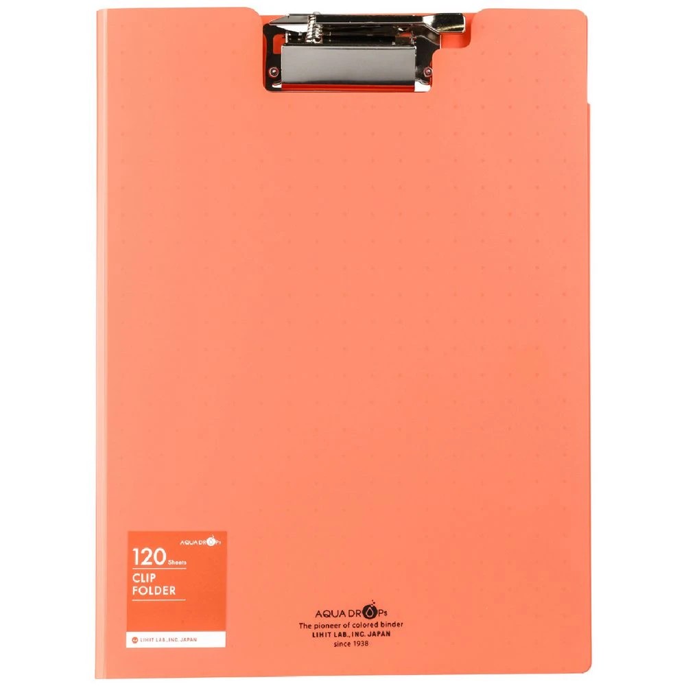 1 Aqua Drops Clipfolder A4 Vivid Red, 1 of 4