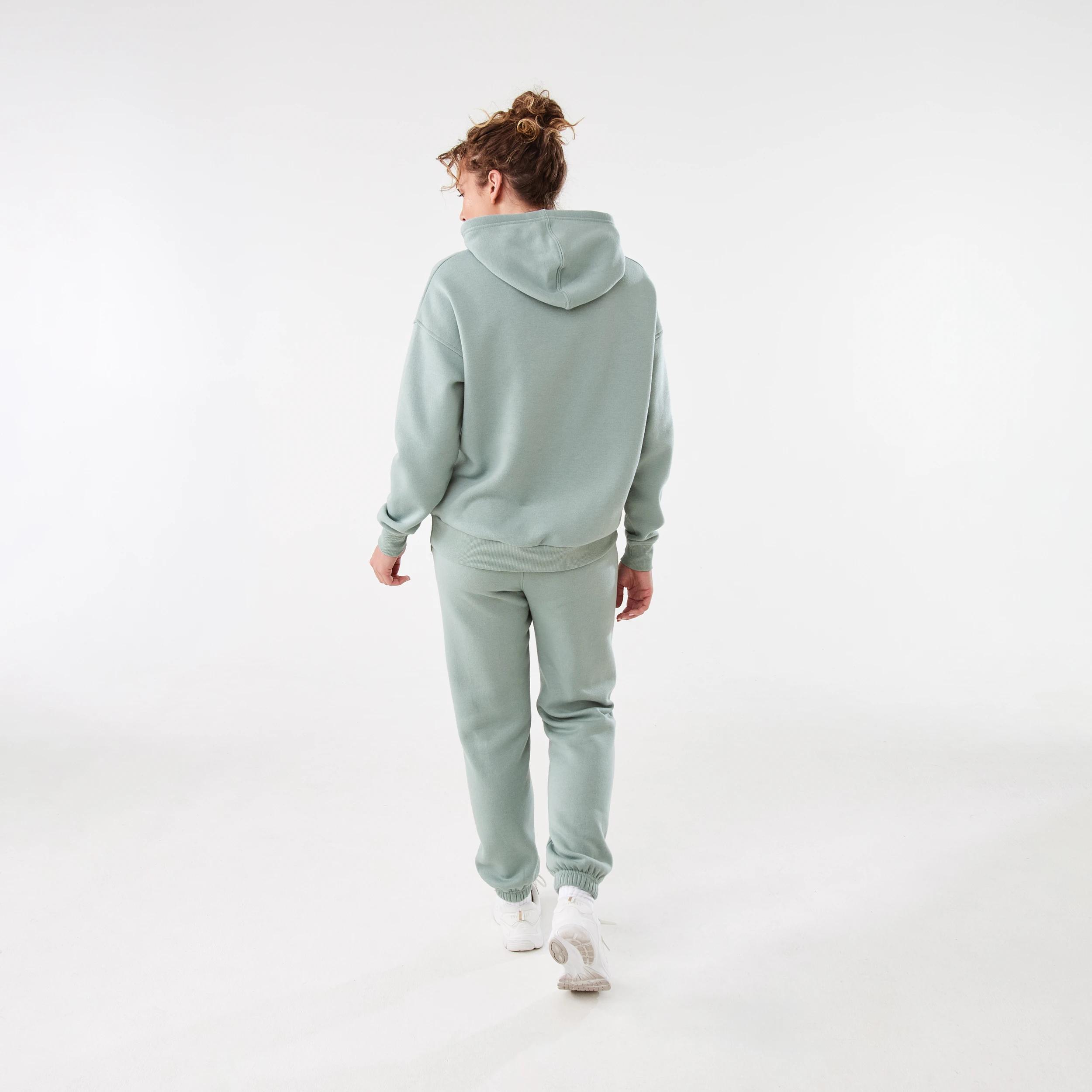 6 Everlast Womens Athletic Club Hoodie EVERLAST BLOCK LOGO SAGE GREEN, 6 of 9