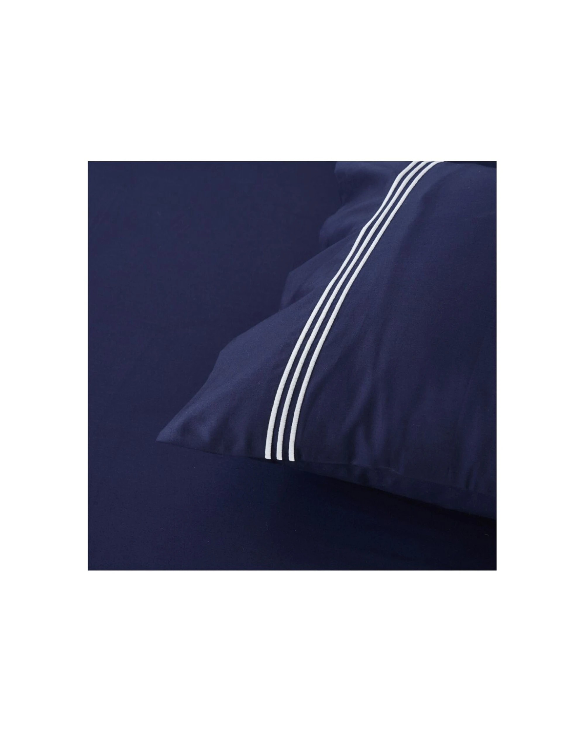 8 Grosvenor House 500TC Egyptian Cotton Hotel Embroidered Bed Bedding Sheet Set - Queen Bed - Blue, 8 of 8
