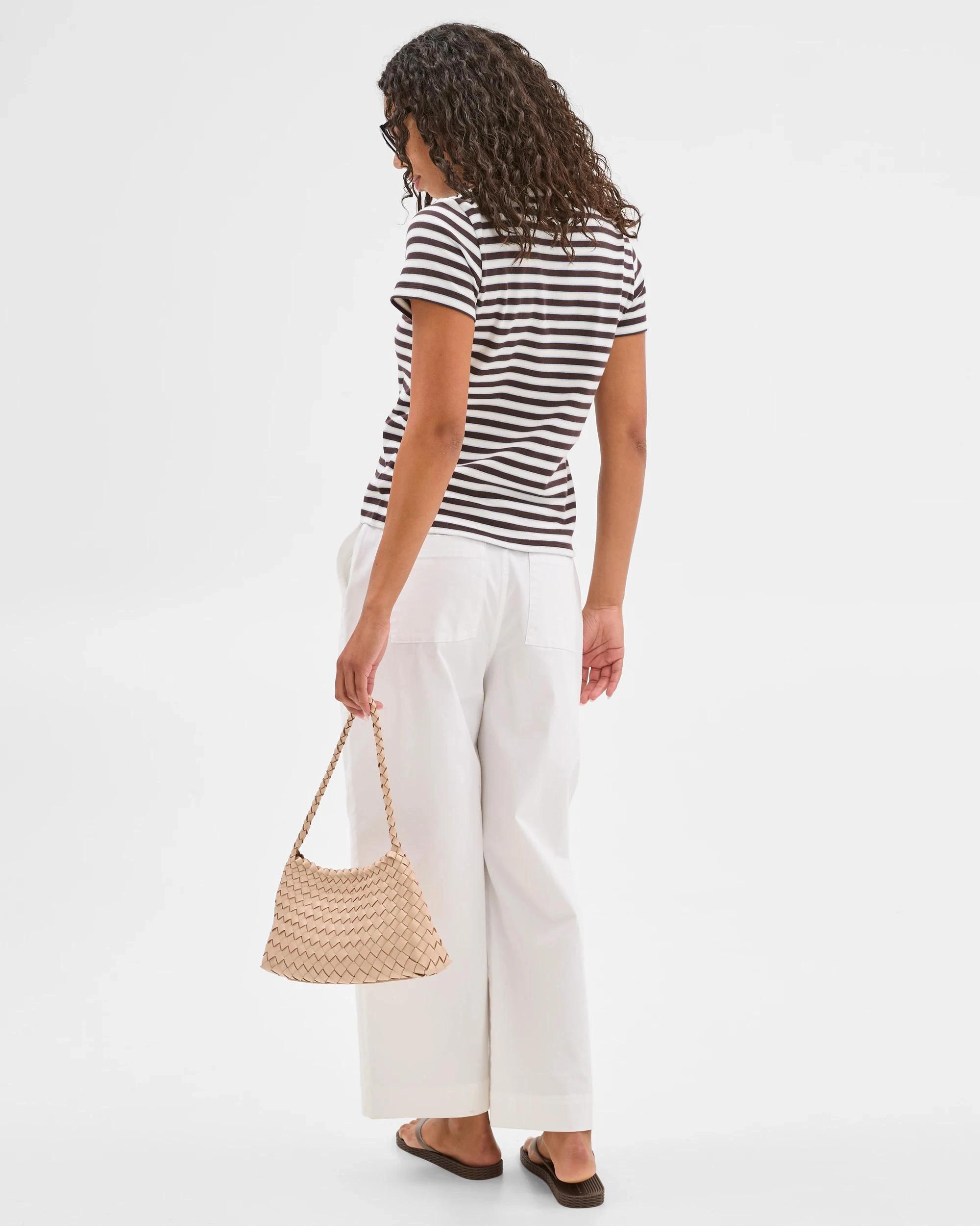 6 Target Australian Cotton Interlock Neat T-Shirt CLOUD DANCER/BRUNETTE/HYDRANGEA, 6 of 6