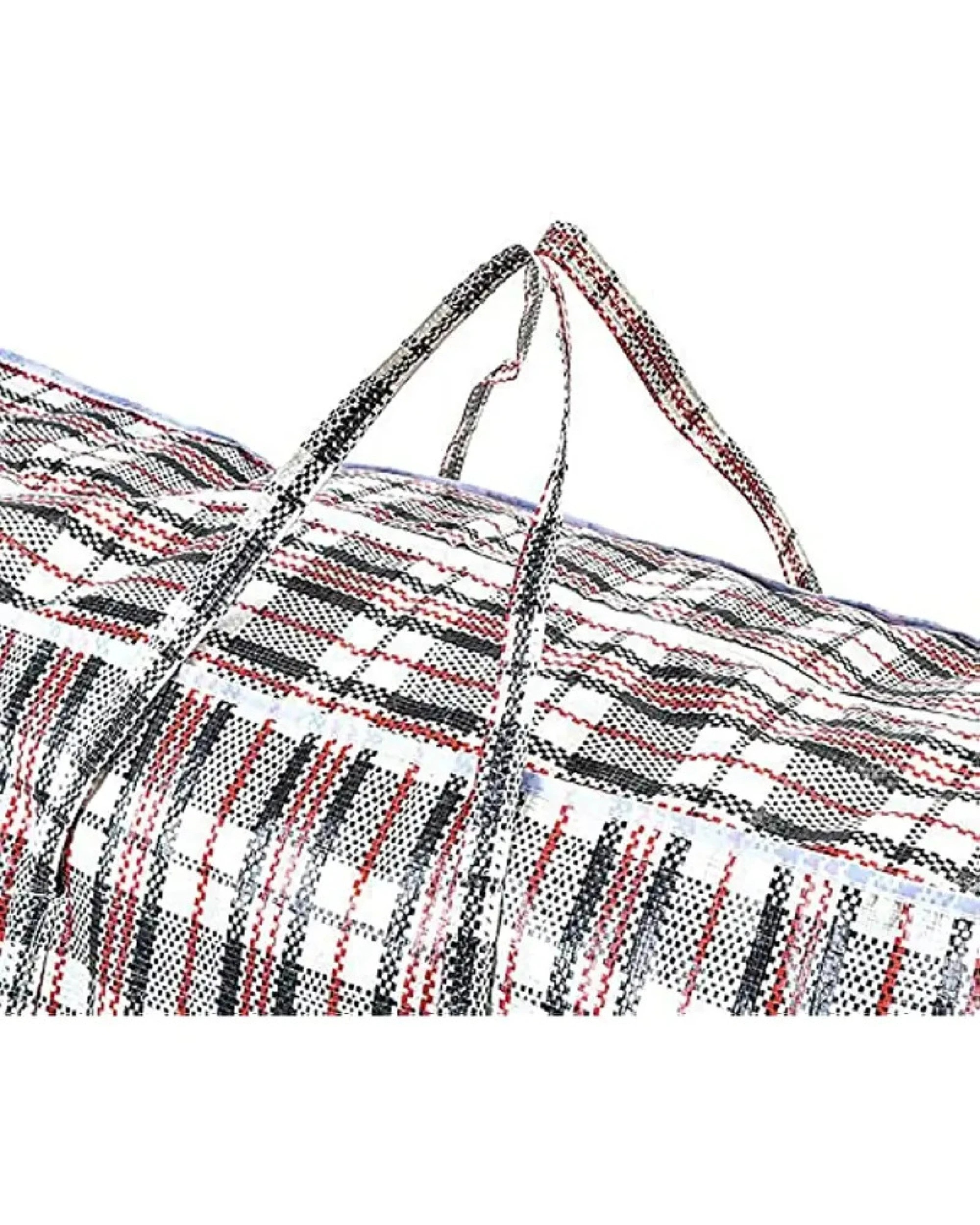 4 BR Home 10x Large Stripe Bag Packing Storage Strip Zip Shopping Travel Check House Moving 50cm x 55cm x 20cm, 4 of 4