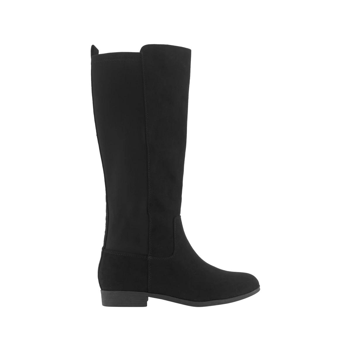 1 Elastic Gusset Long Boots Black, 1 of 4