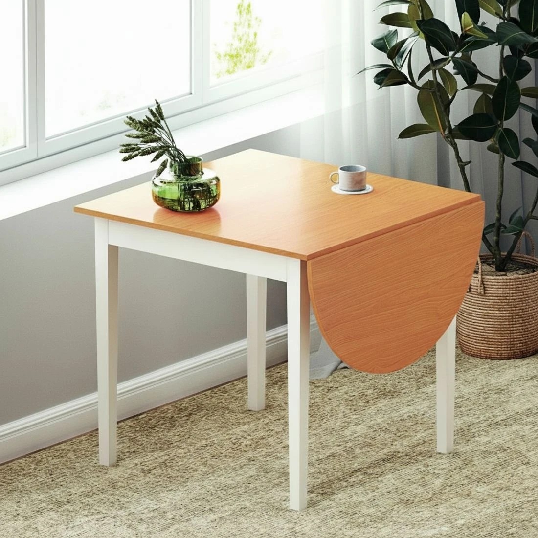 6 1.1M Artiss Dining Table Extendable - Multi, 6 of 7