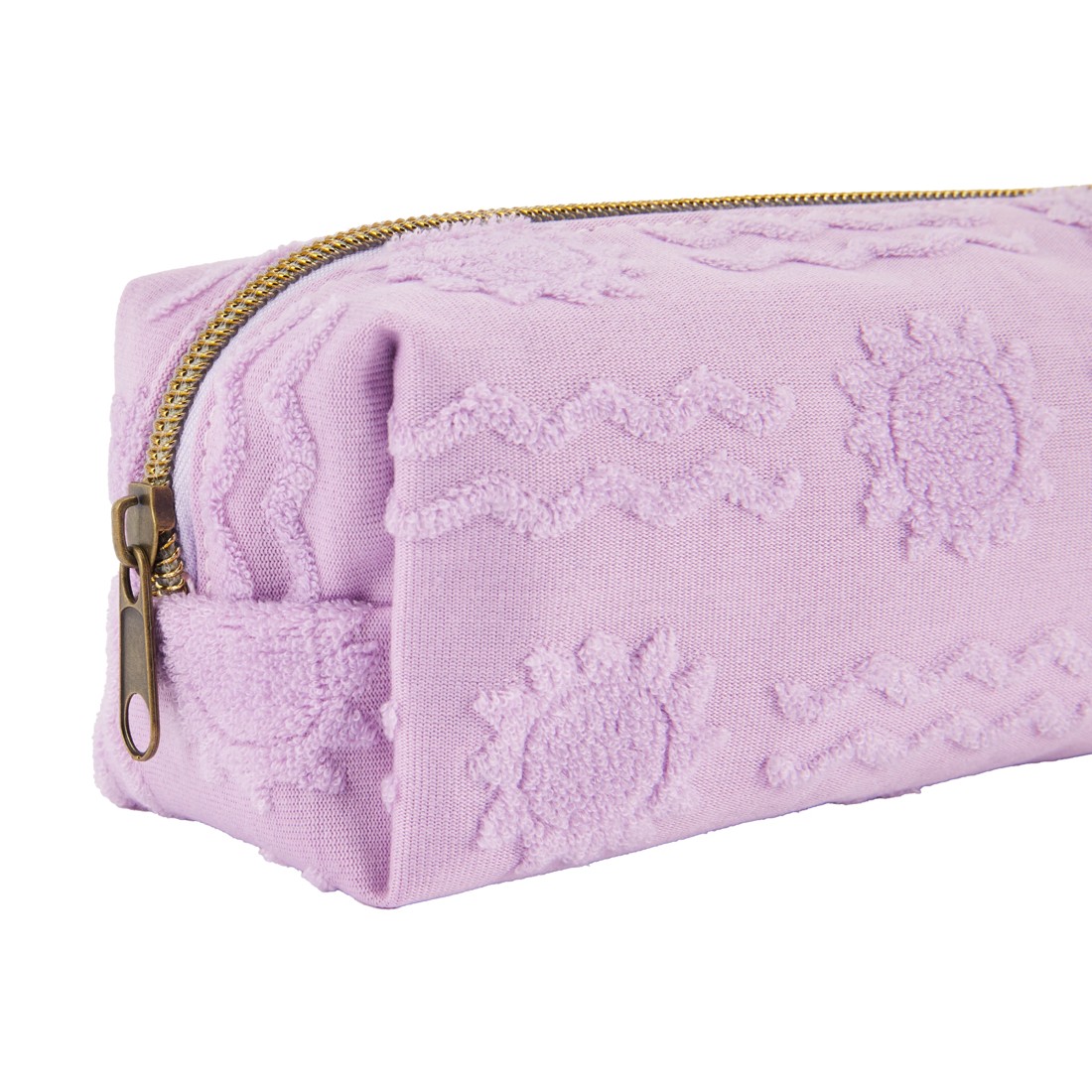 3 Barrel Towel Pencil Case - Purple, 3 of 6