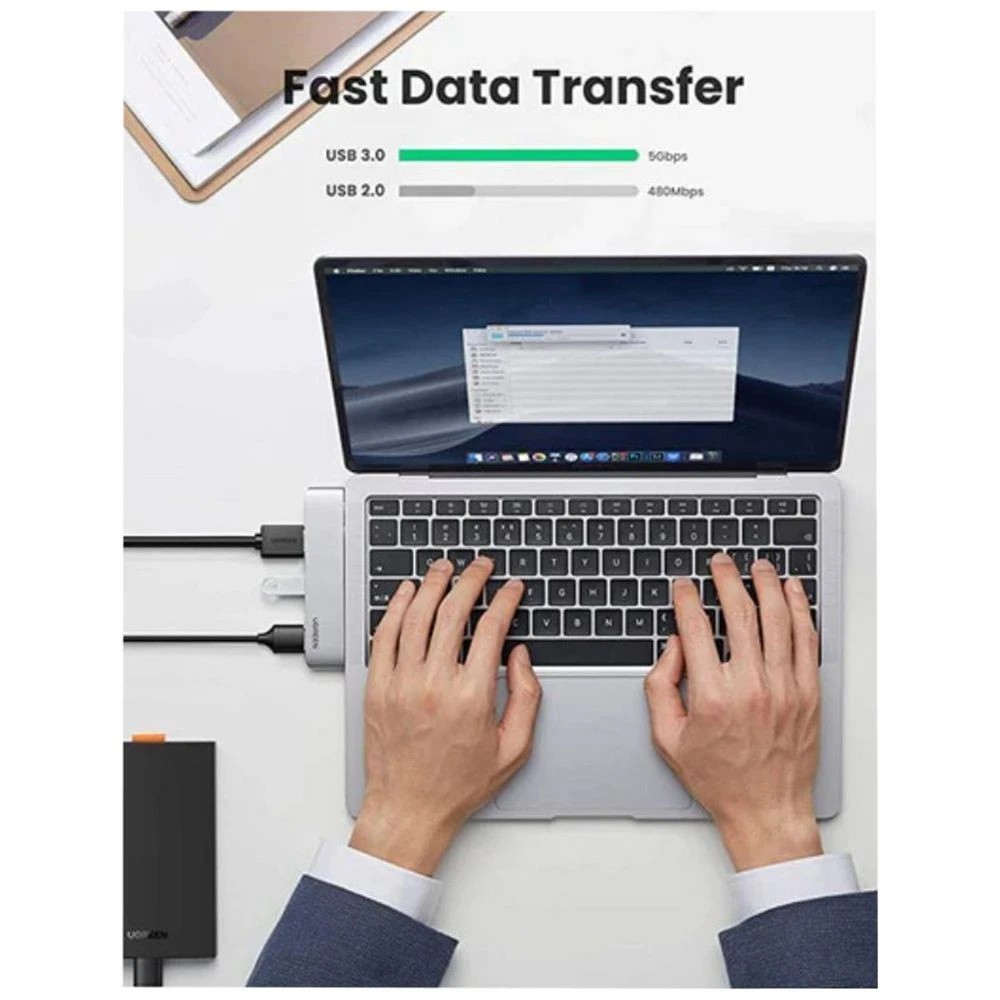 4 UGREEN 5 in 2 USB-C Hub for Mac, 4 of 6