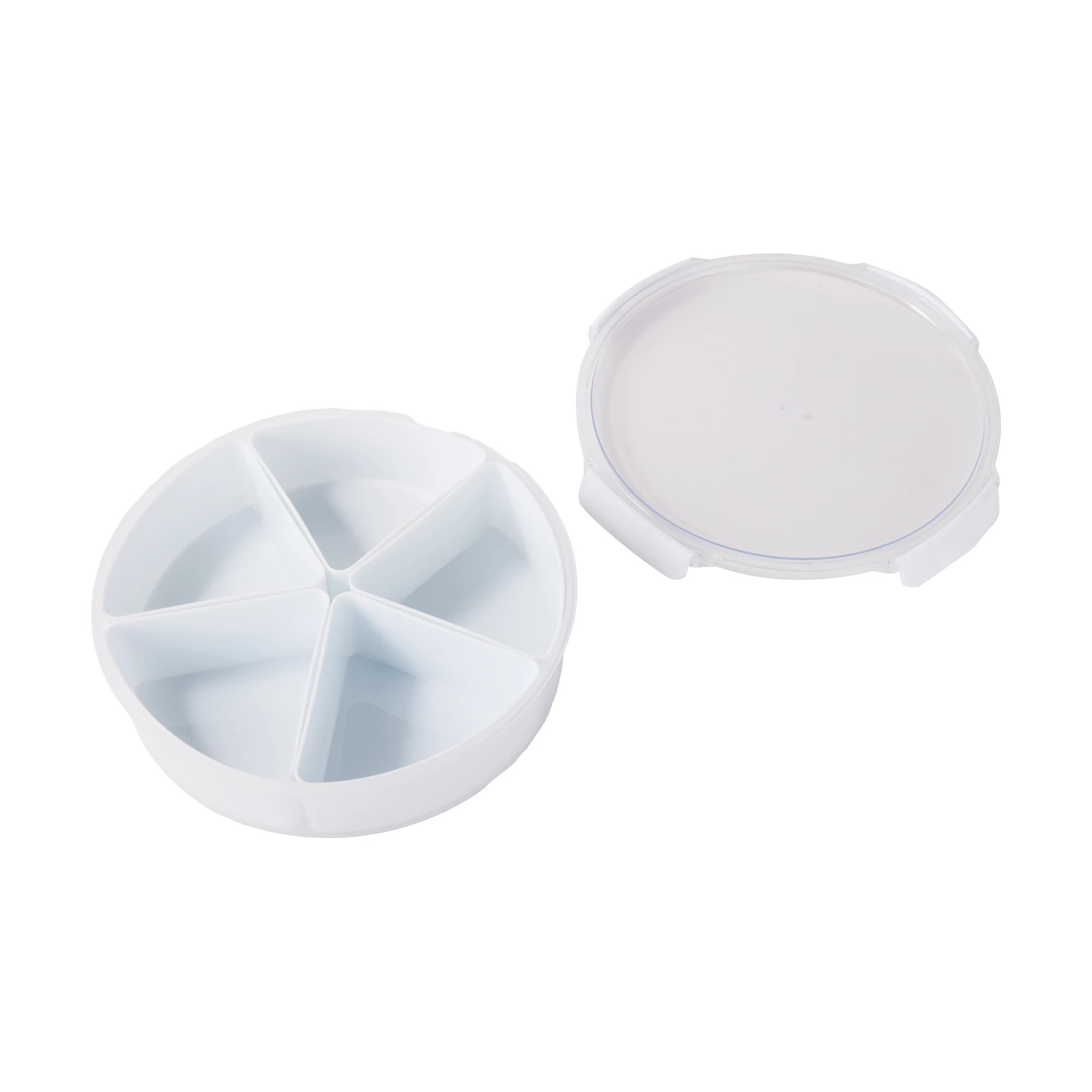 3 Round Section Snack Box, 3 of 9