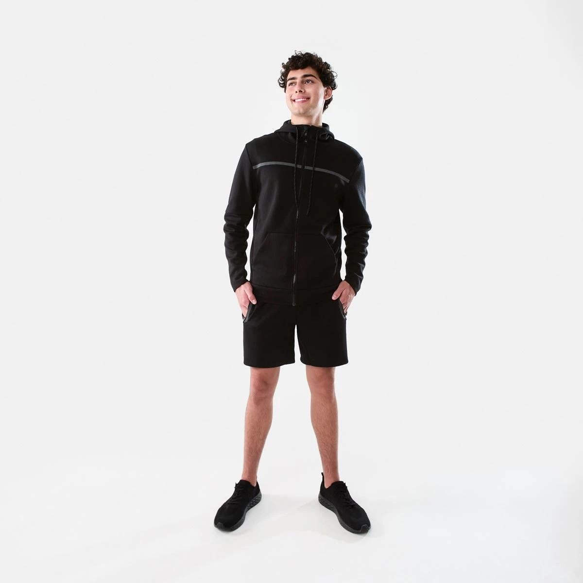 7 Active Mens Sports Shorts BLACK, 7 of 7