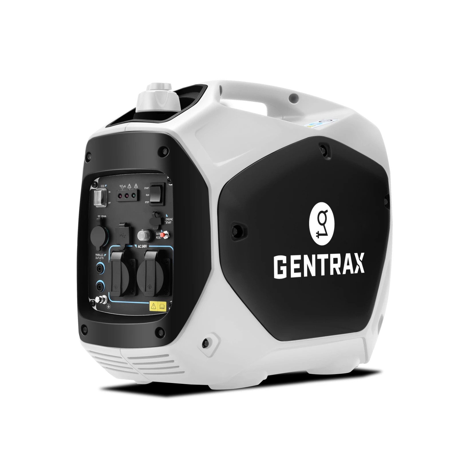 1 GENTRAX GPRO 2200 2.2kW Max 2.0kW Rated Portable Inverter Generator, Pure Sine Wave, Camping & Backup, 1 of 10