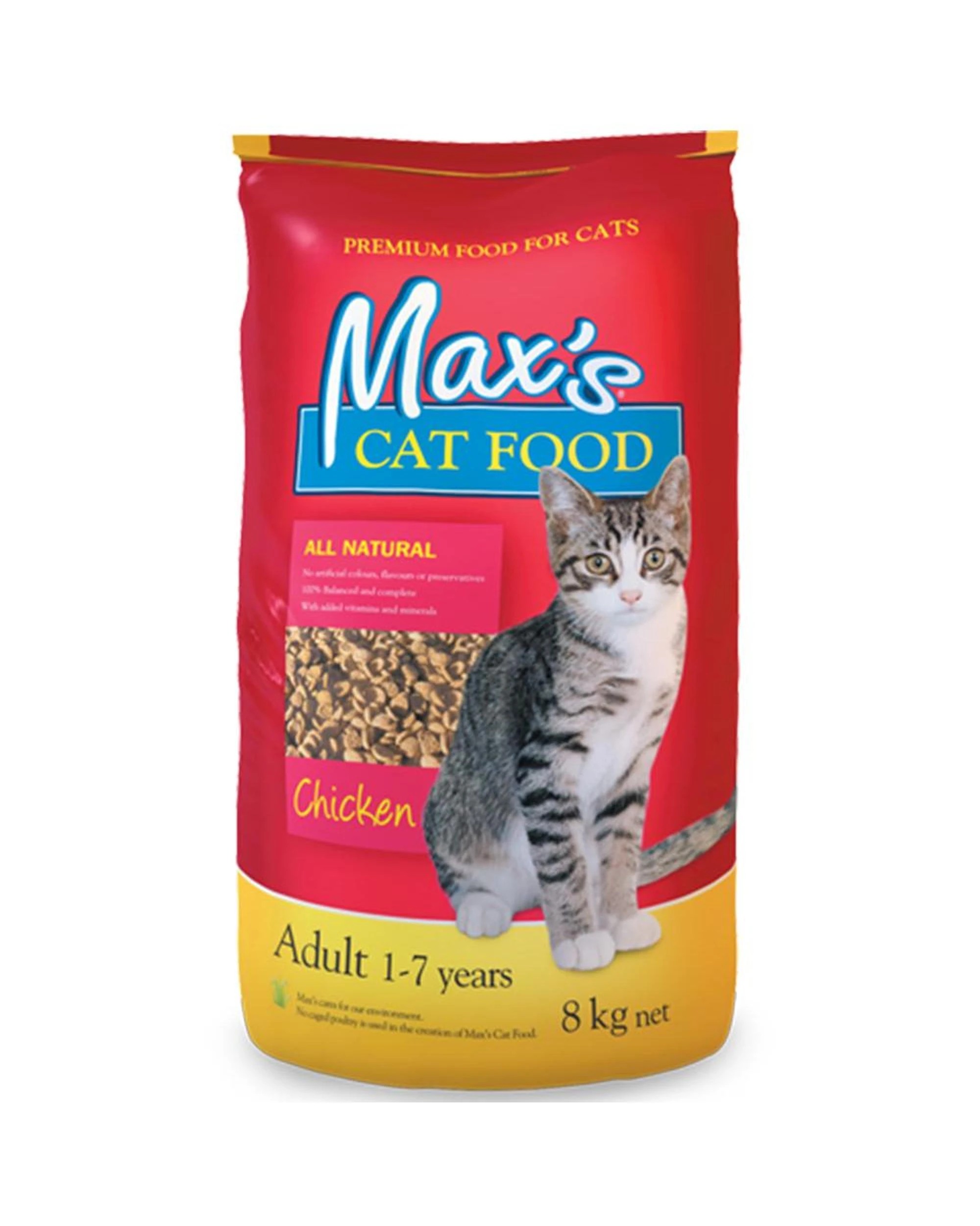 1 CopRice Max Pet Cat Food Chicken Adult 1 to 7 Years 8kg, 1 of 1