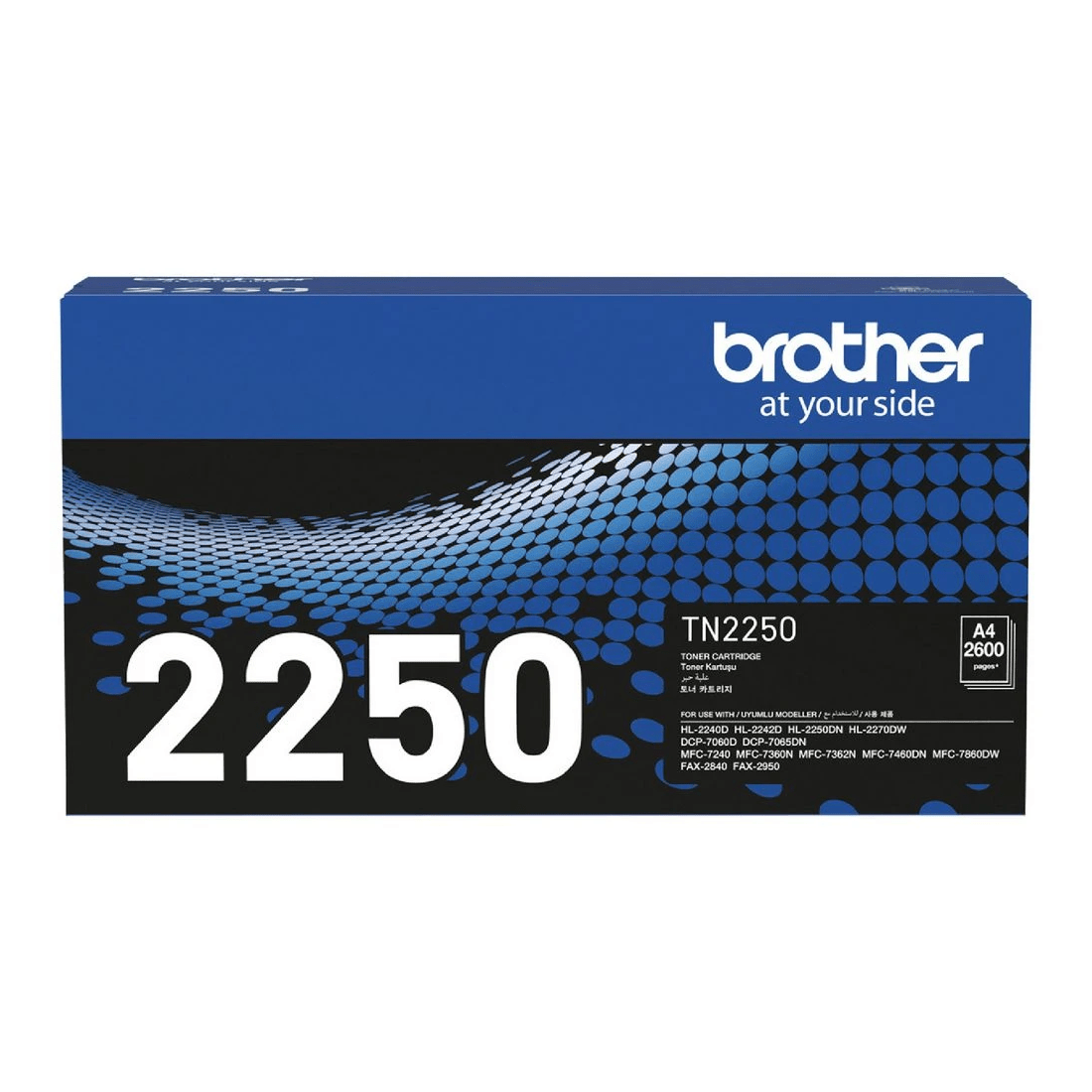 1 Brother TN 2250 Toner Cartridge Black, 1 of 1